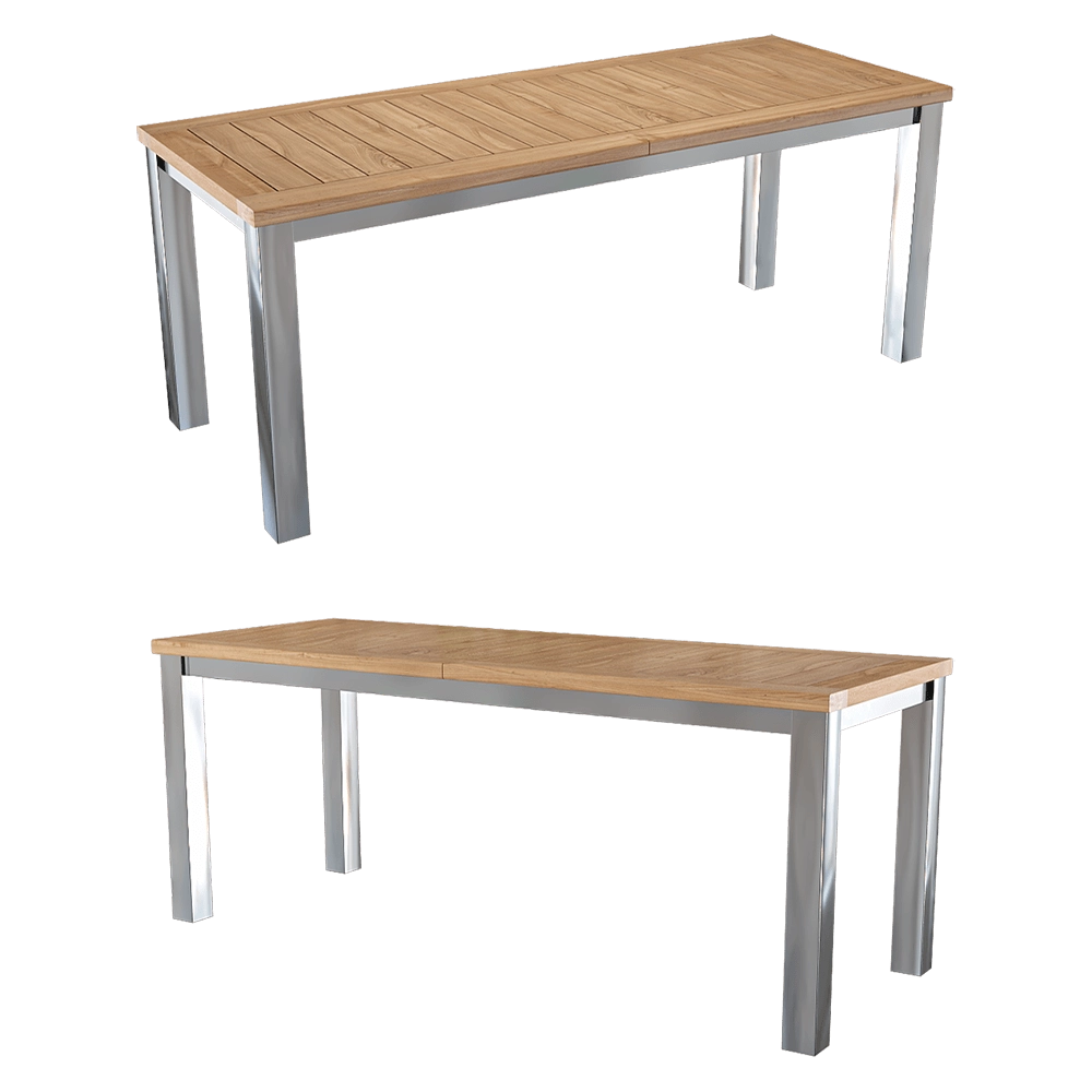 Teak House - Dining table Atlanta 3D Model