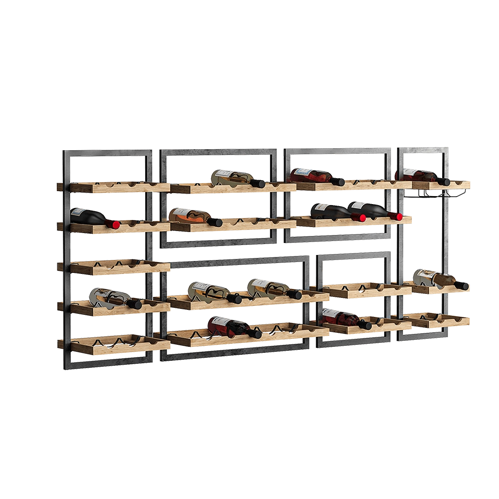 Teak House - Shelves for drinks Mate 3D Model