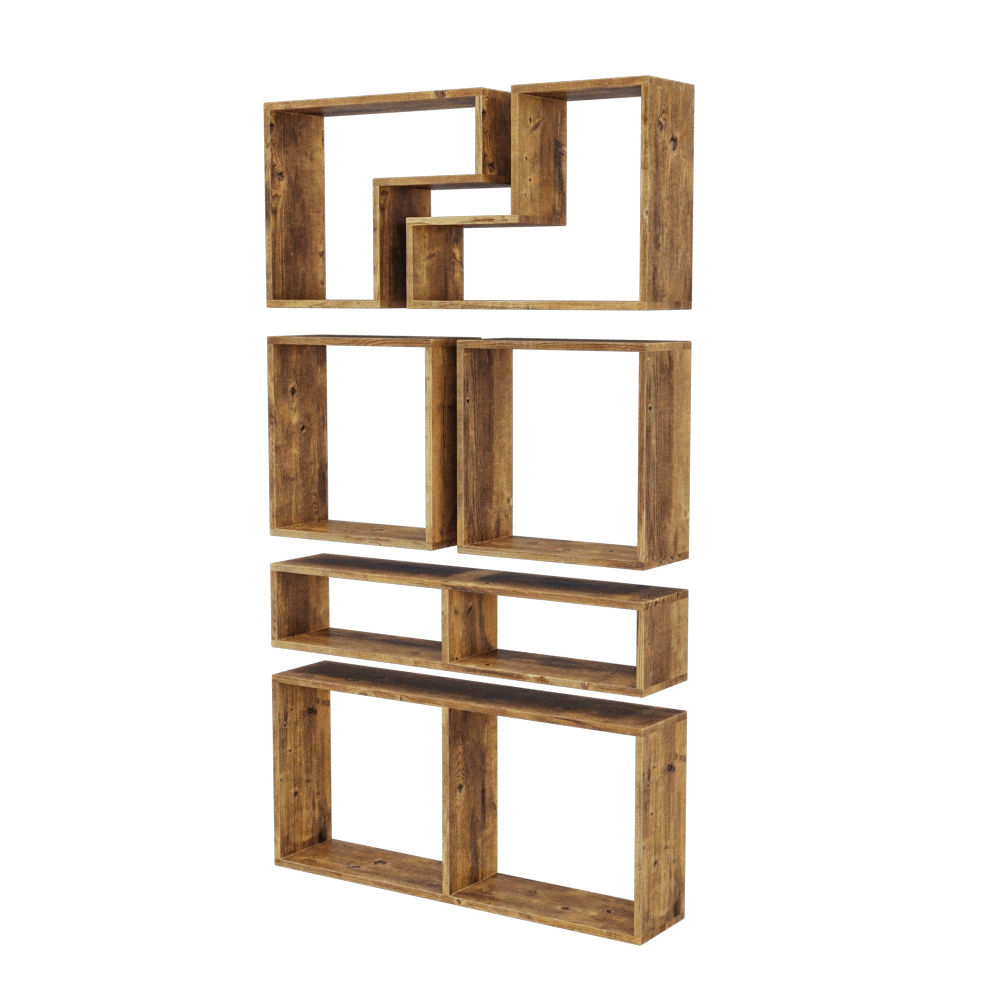 Teak House - Shelves Solo 3D Model