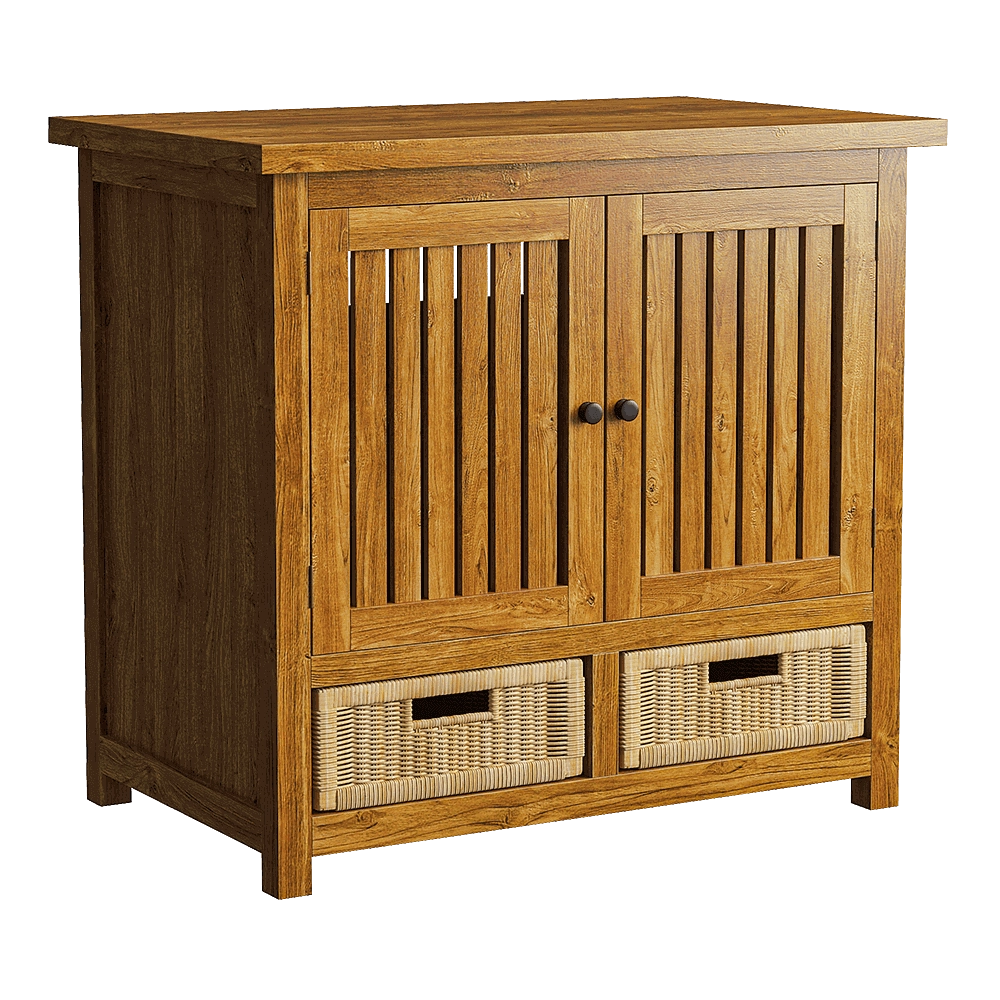 Teak House - Stand Java Box 3D Model