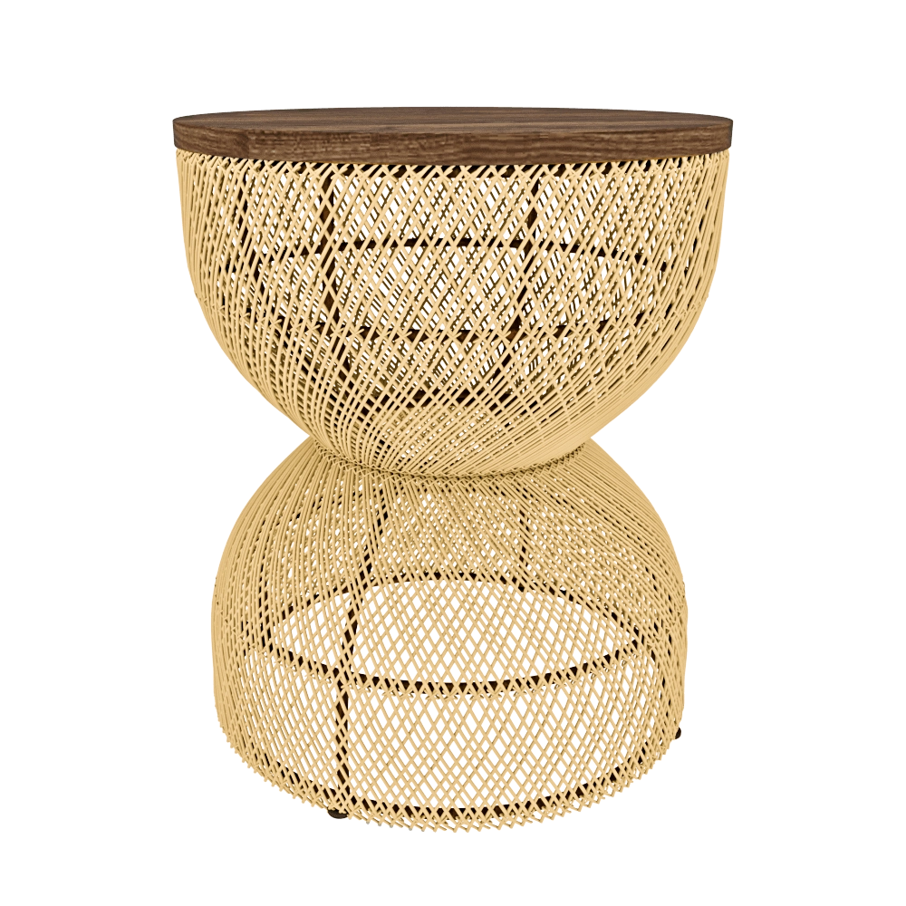 Teak House - Table Curve Natural 3D Model
