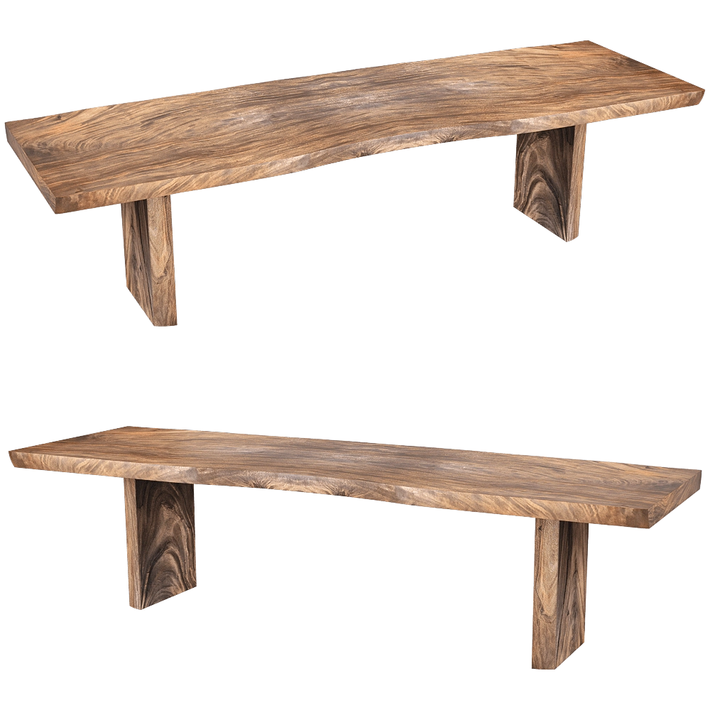 Teak House - Table Wild Edge 300 3D Model