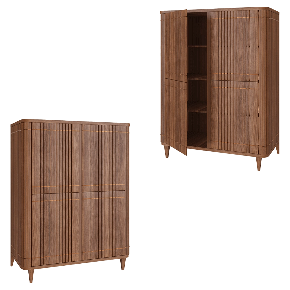 Teak House - Wardrobe Koppar 3D Model