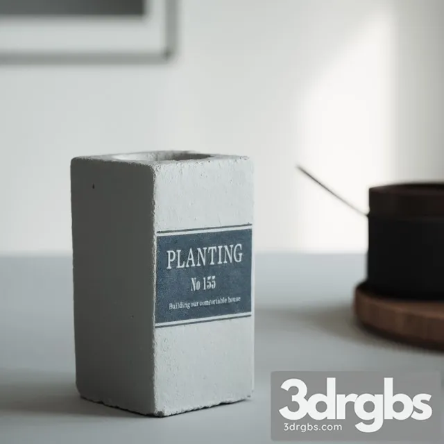 Tealight Holder Block 3D Model Free