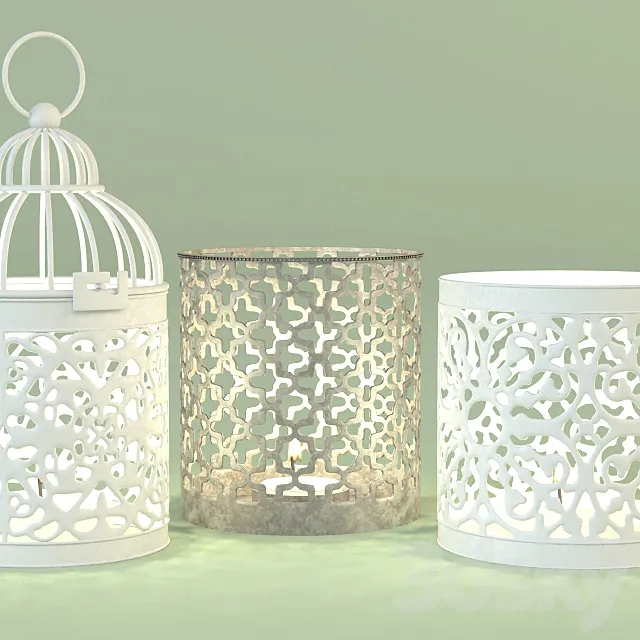 Tealight Holders _ ZARA HOME 3D Model