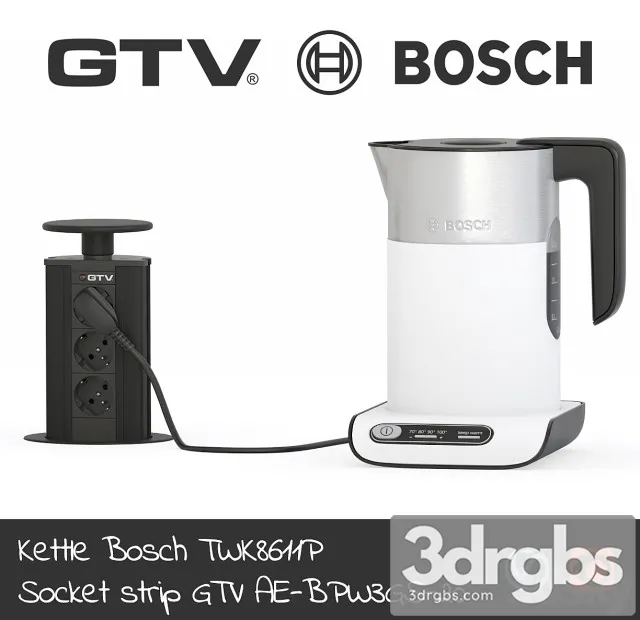Teapot Bosch GTV Outlet Box 3D Model Free