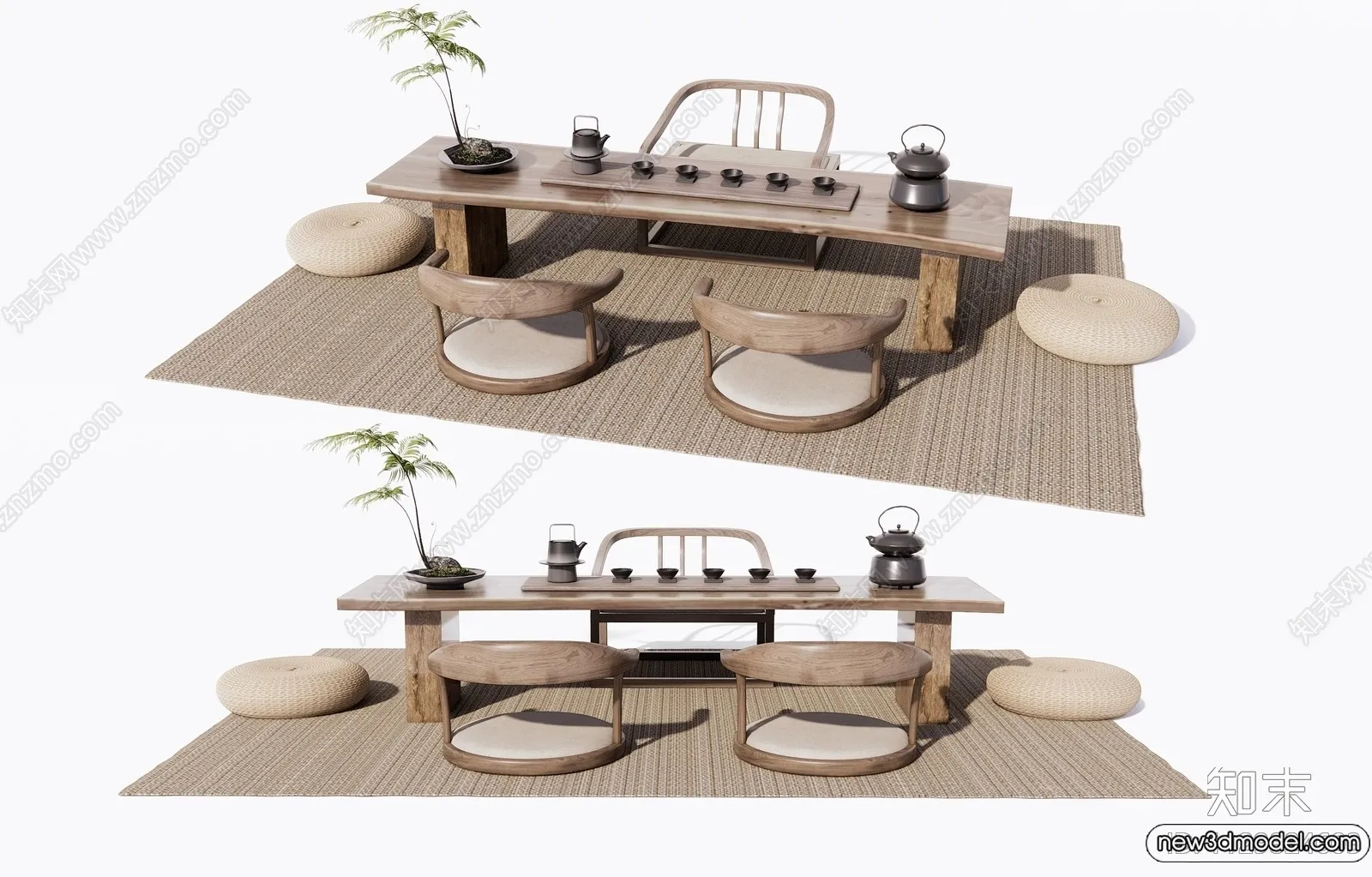 Tearoom - 3D Models - 3D Interior Scenes - 002