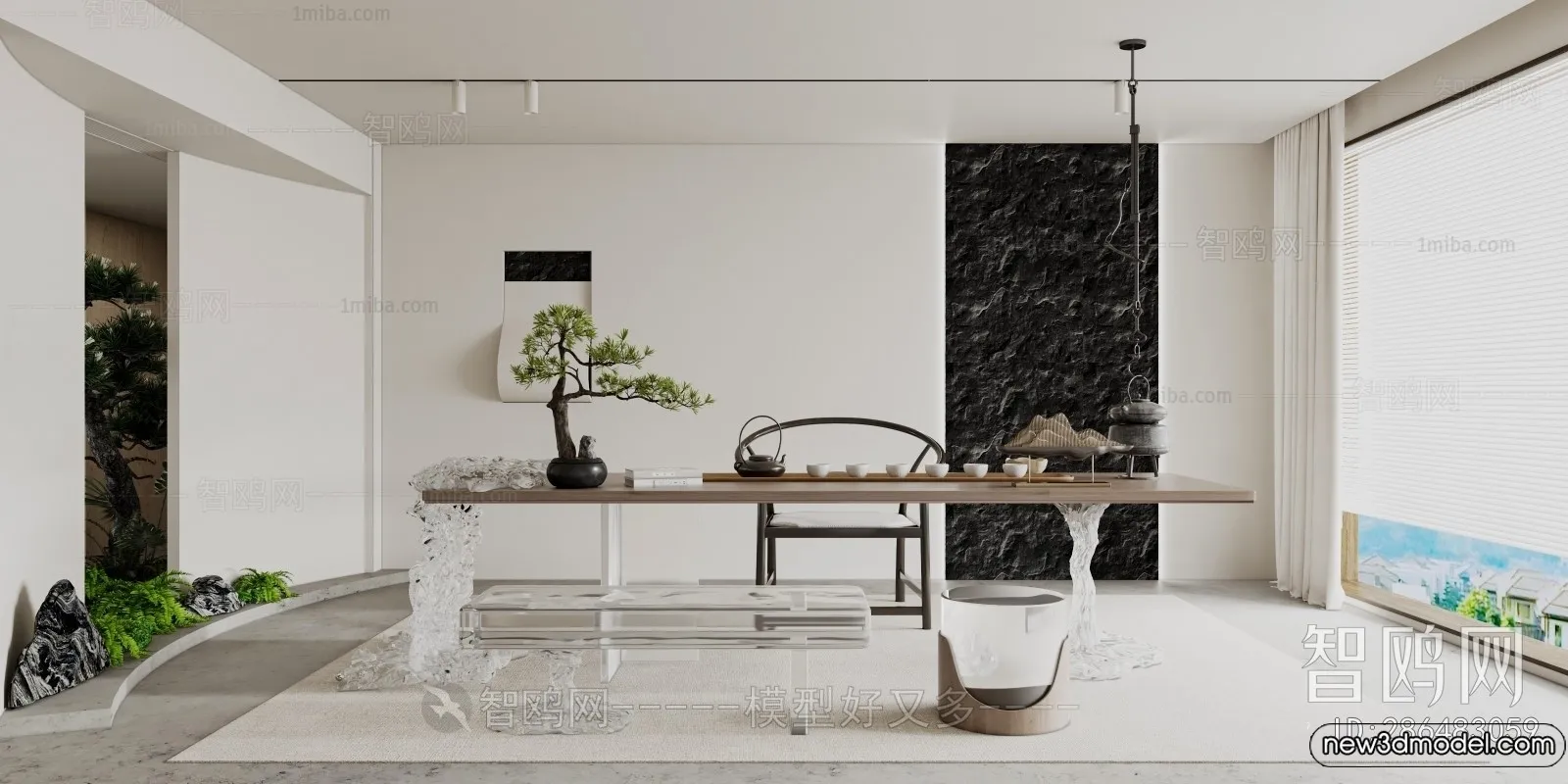 Tearoom - 3D Models - 3D Interior Scenes - 004