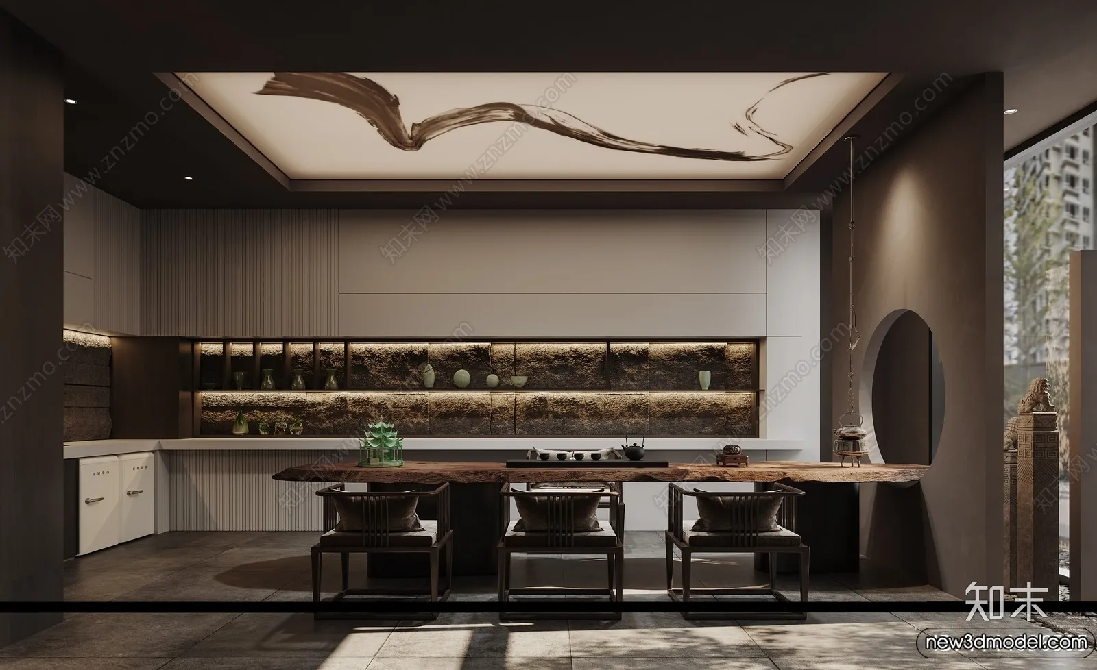 Tearoom - 3D Models - 3D Interior Scenes - 005