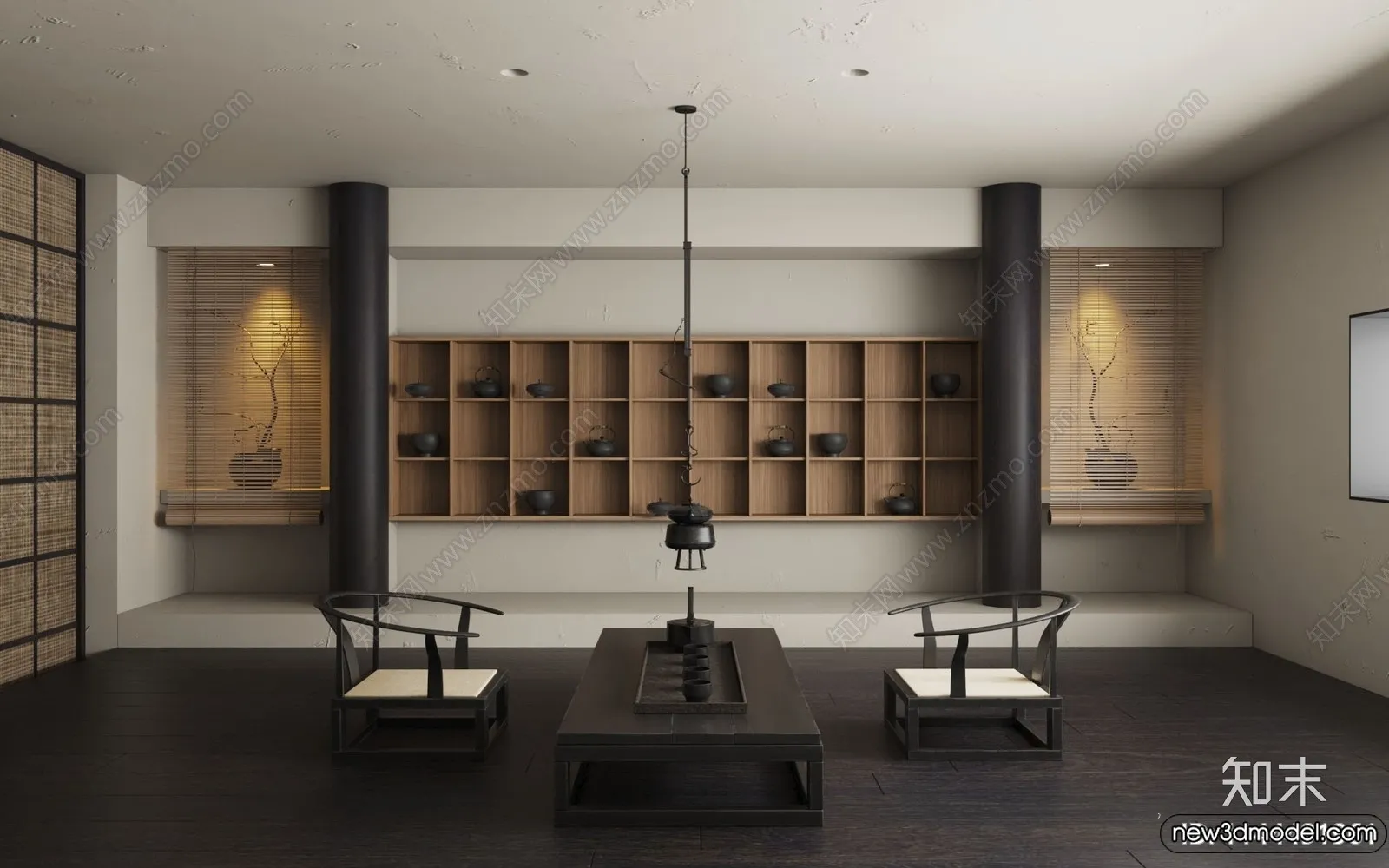 Tearoom - 3D Models - 3D Interior Scenes - 006