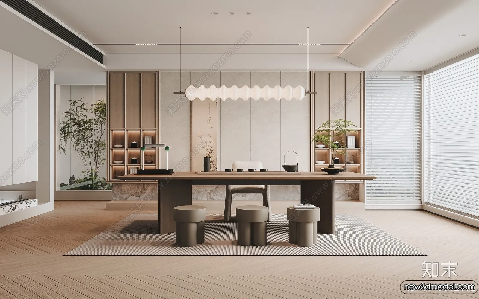 Tearoom - 3D Models - 3D Interior Scenes - 007