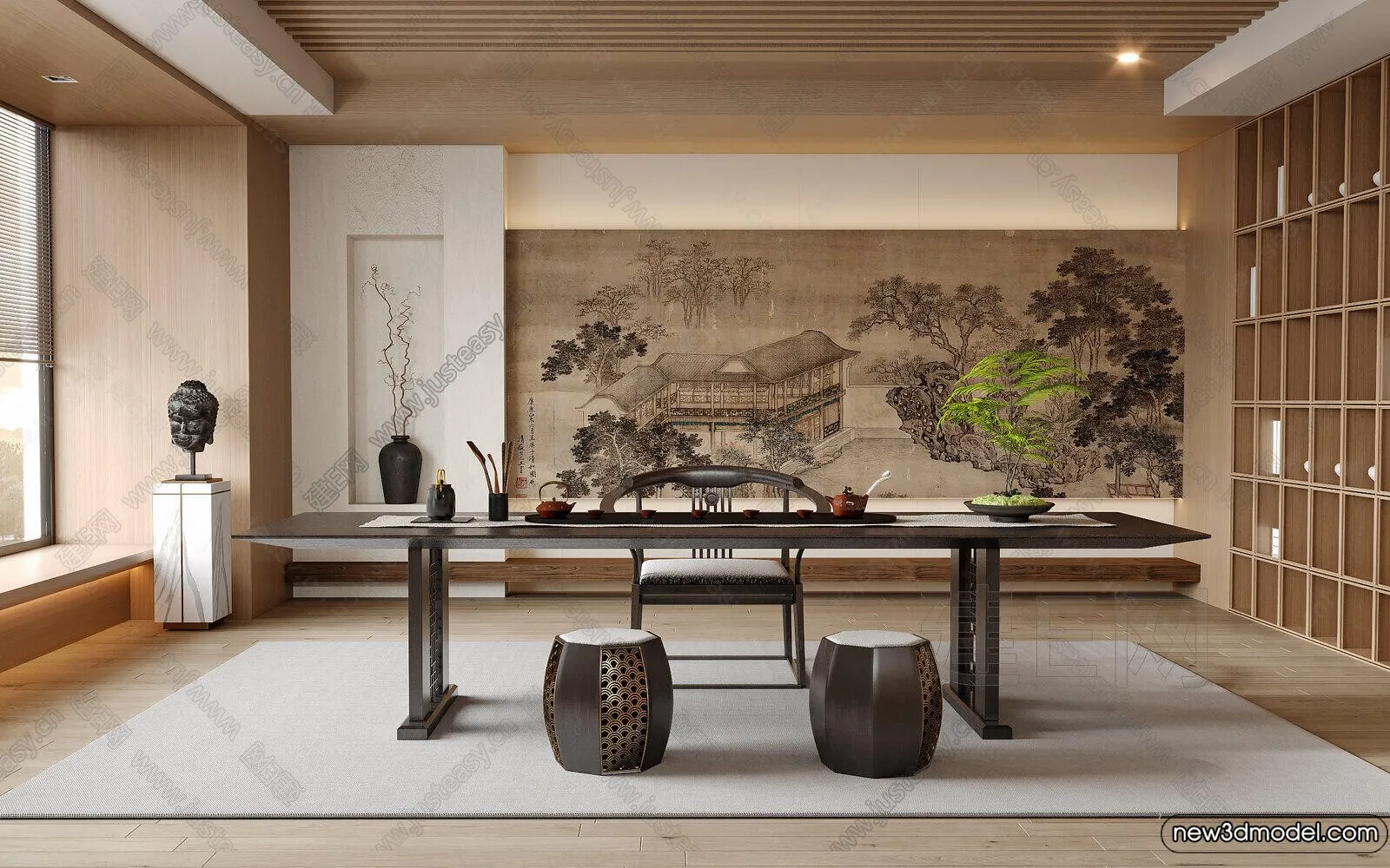 Tearoom - 3D Models - 3D Interior Scenes - 016