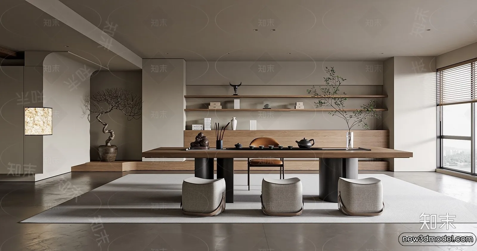 Tearoom - 3D Models - 3D Interior Scenes - 017