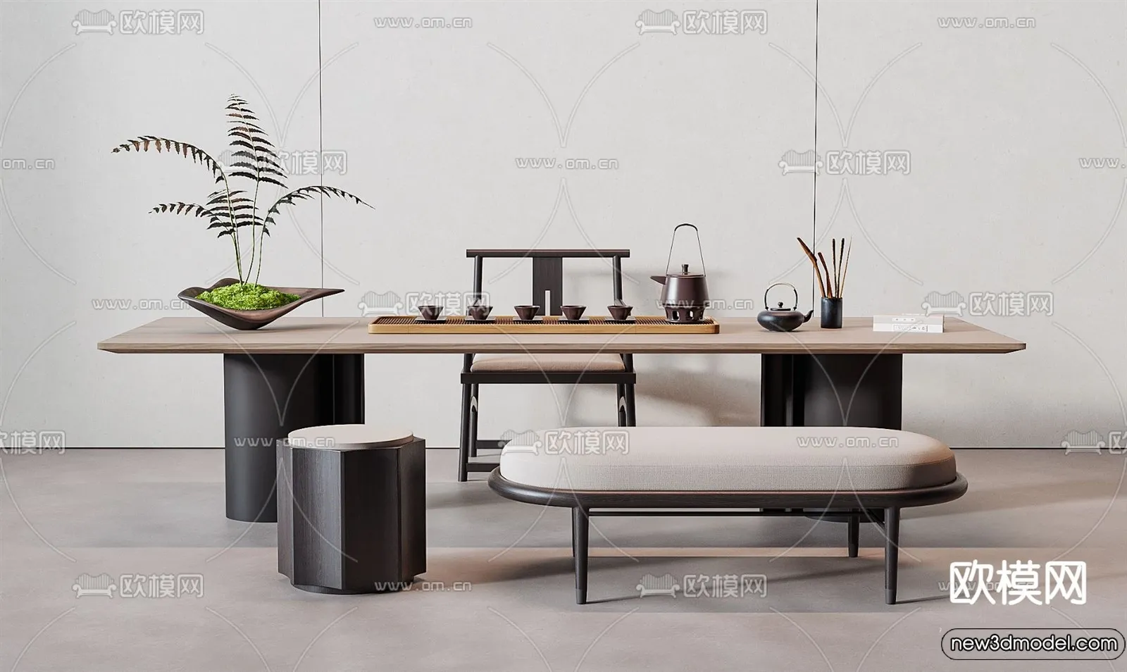 Tearoom - 3D Models - 3D Interior Scenes - 019