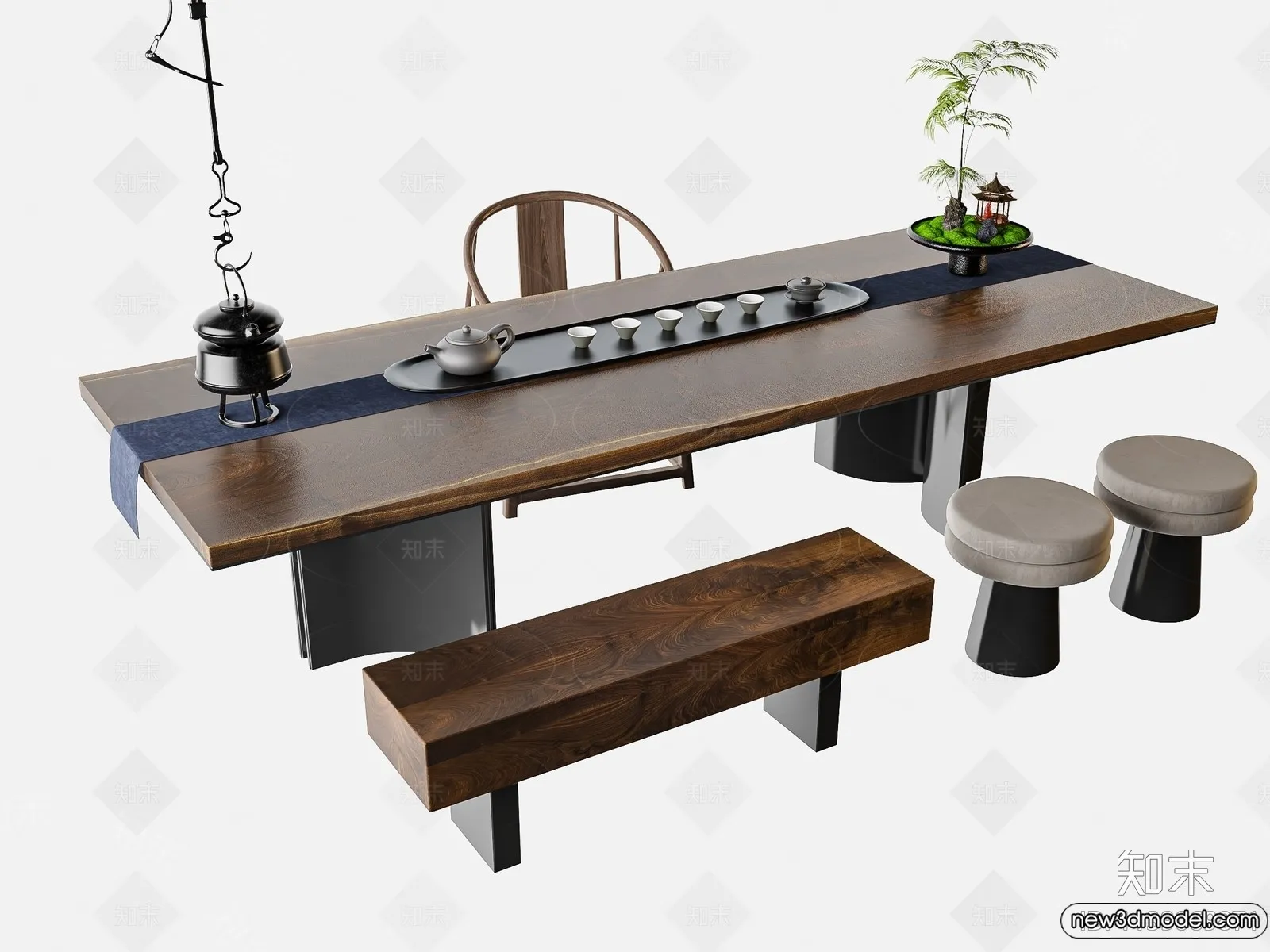 Tearoom - 3D Models - 3D Interior Scenes - 020