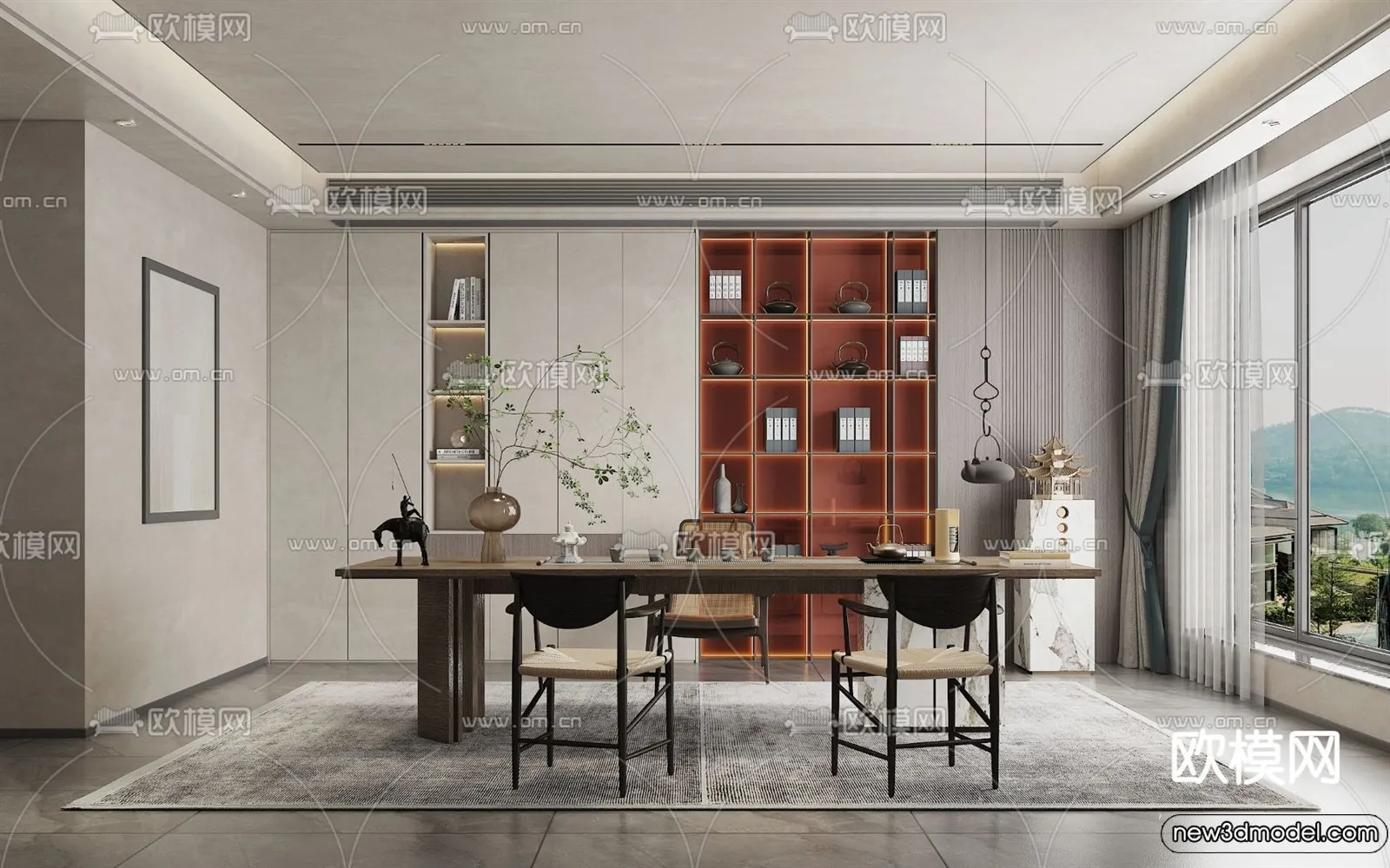 Tearoom - 3D Models - 3D Interior Scenes - 026