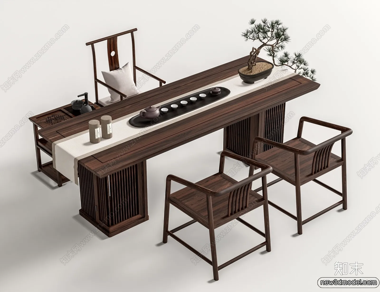 Tearoom - 3D Models - 3D Interior Scenes - 033