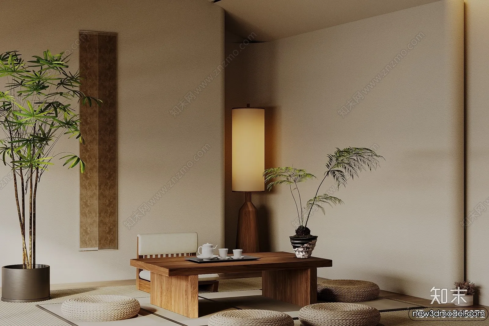 Tearoom - 3D Models - 3D Interior Scenes - 035