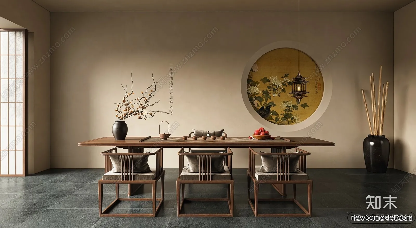 Tearoom - 3D Models - 3D Interior Scenes - 039