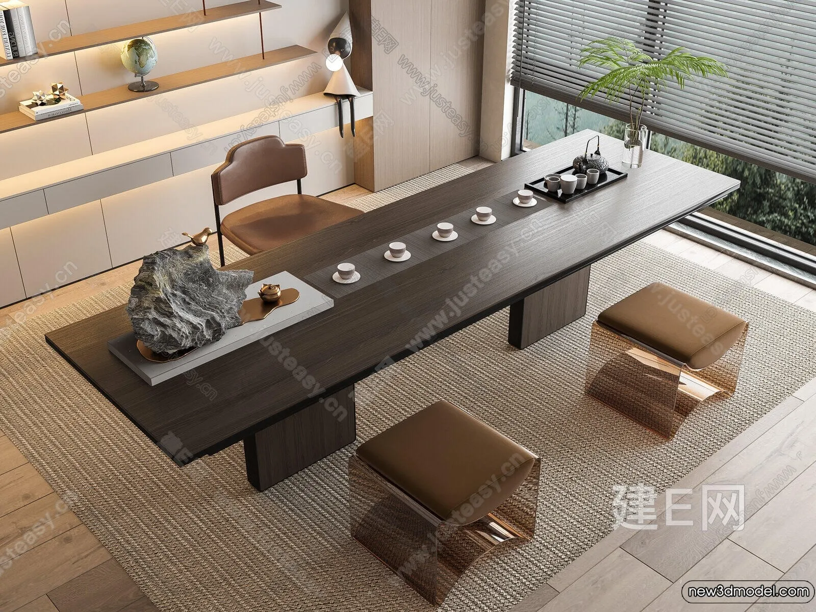 Tearoom - 3D Models - 3D Interior Scenes - 041