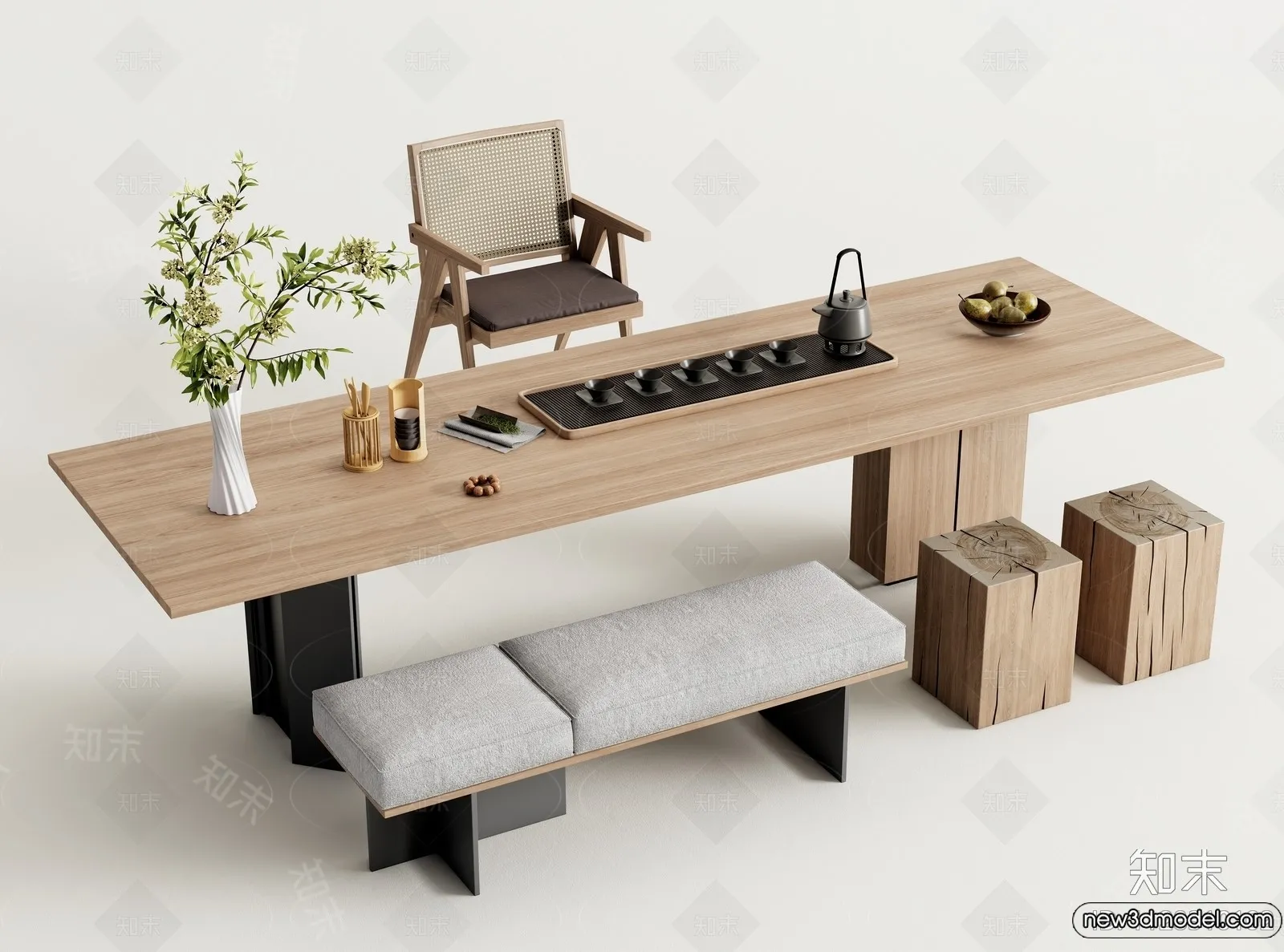 Tearoom - 3D Models - 3D Interior Scenes - 045