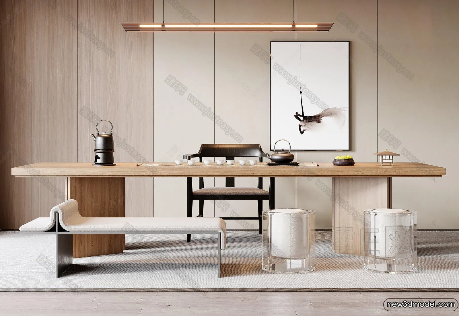 Tearoom - 3D Models - 3D Interior Scenes - 046