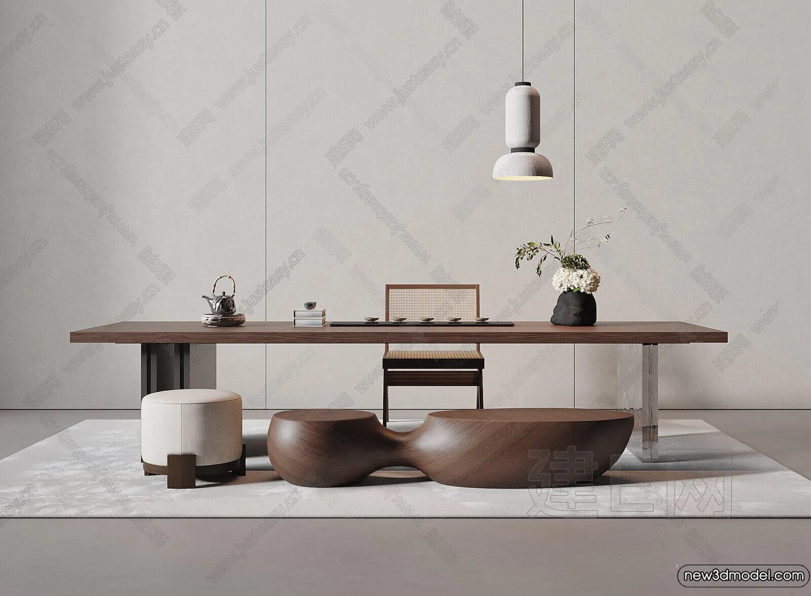 Tearoom - 3D Models - 3D Interior Scenes - 049