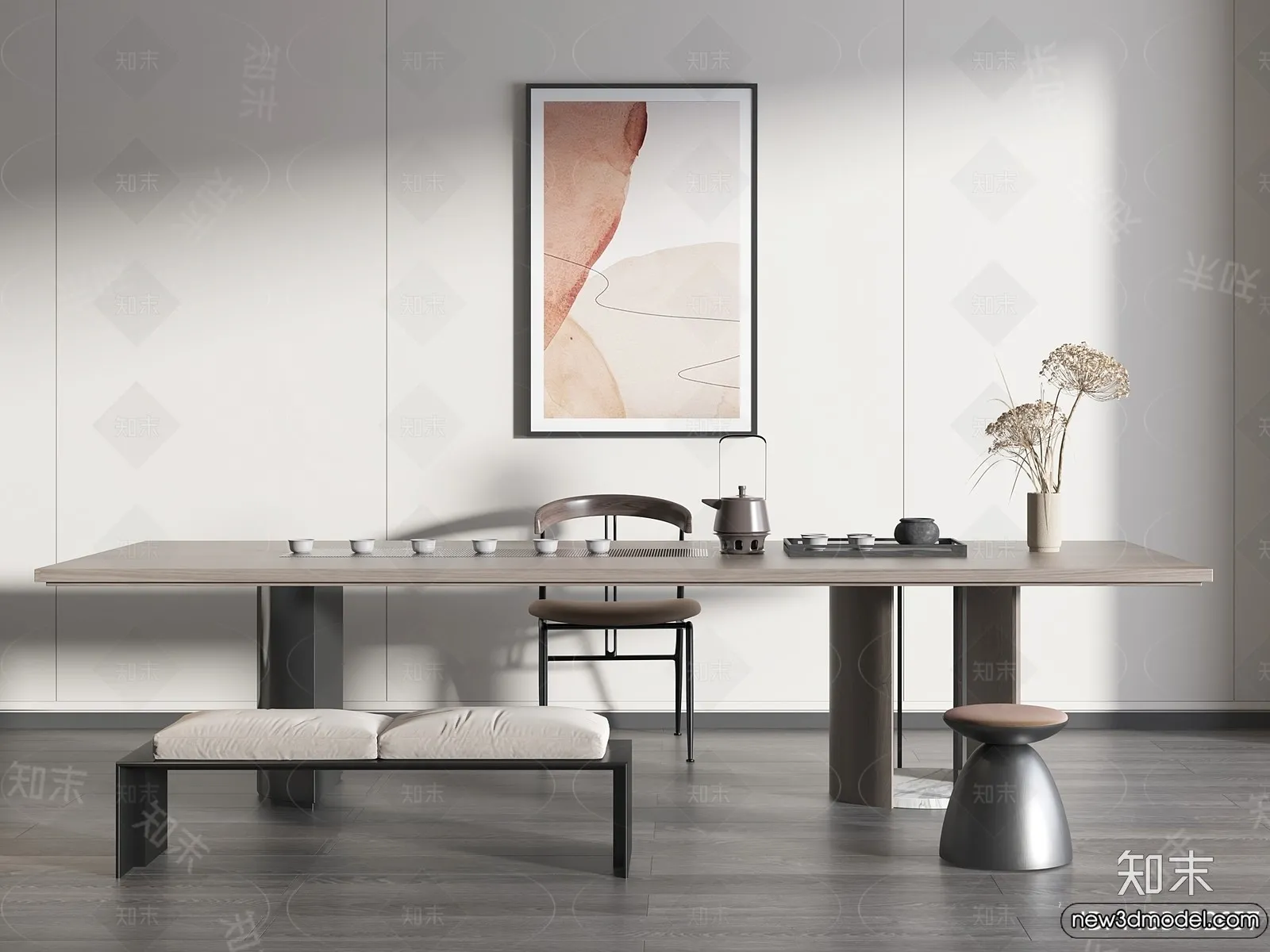 Tearoom - 3D Models - 3D Interior Scenes - 050