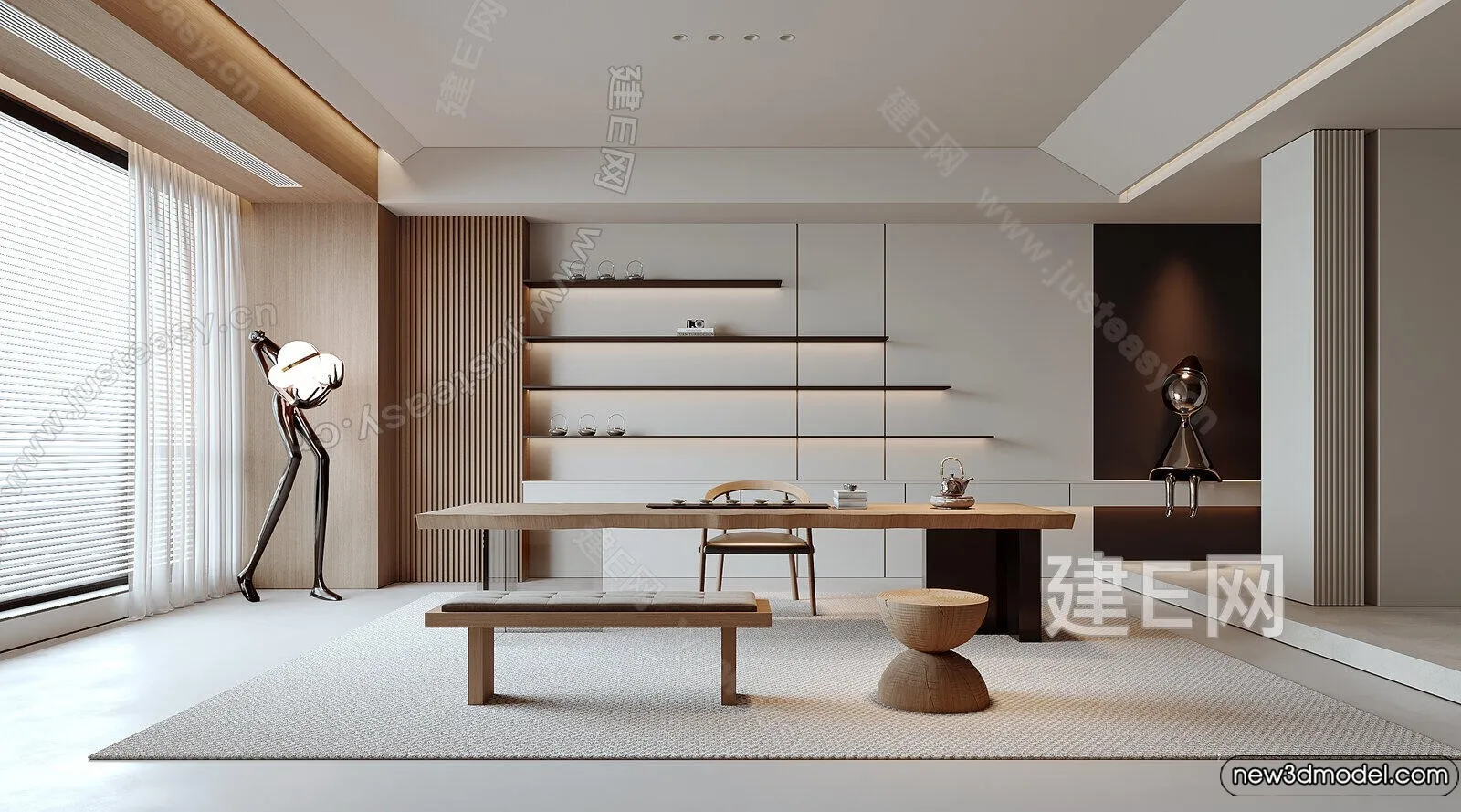 Tearoom - 3D Models - 3D Interior Scenes - 054