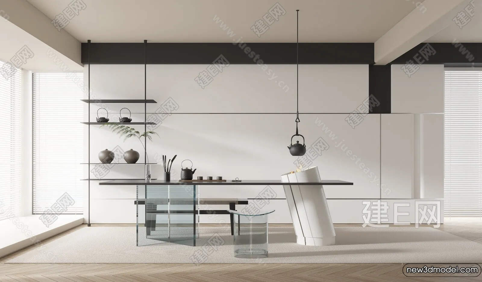 Tearoom - 3D Models - 3D Interior Scenes - 055