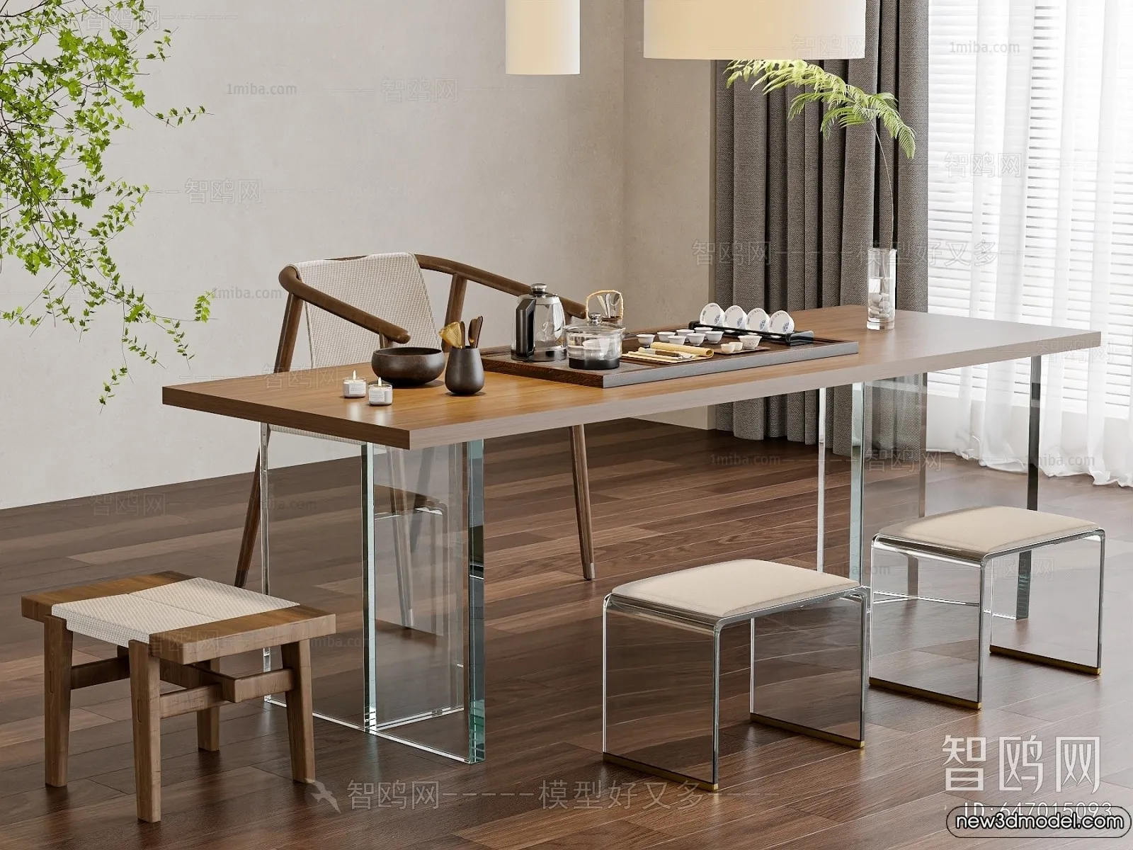 Tearoom - 3D Models - 3D Interior Scenes - 058