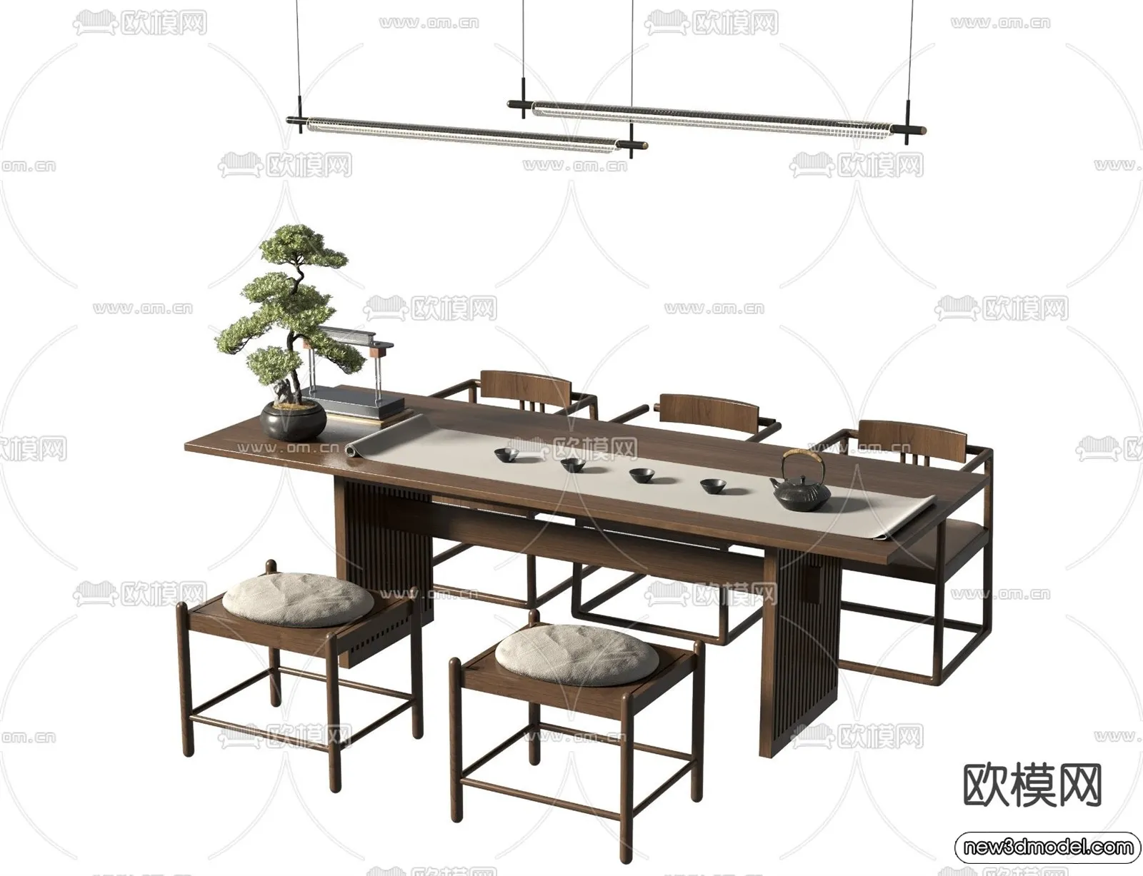 Tearoom - 3D Models - 3D Interior Scenes - 065
