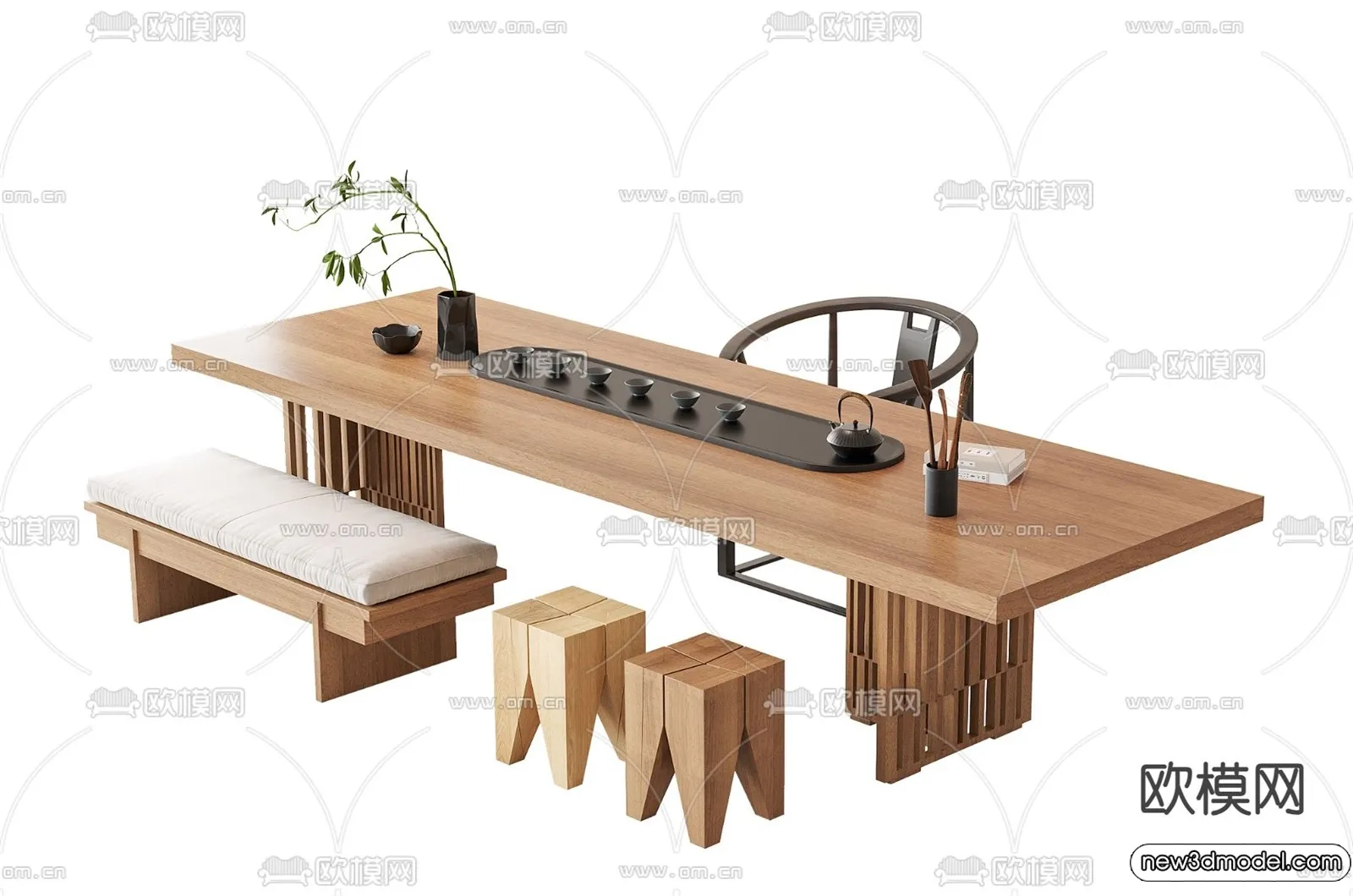 Tearoom - 3D Models - 3D Interior Scenes - 067