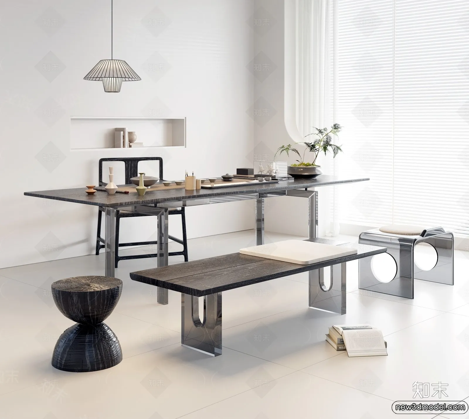 Tearoom - 3D Models - 3D Interior Scenes - 070