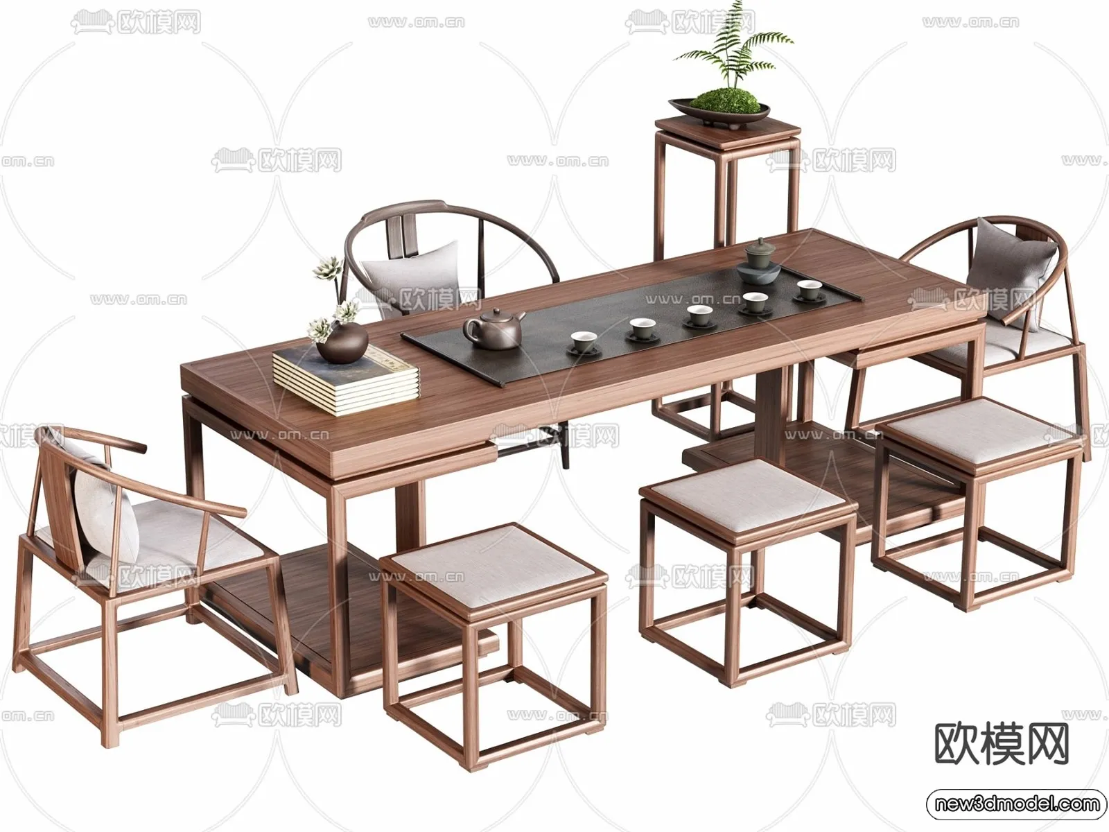 Tearoom - 3D Models - 3D Interior Scenes - 072