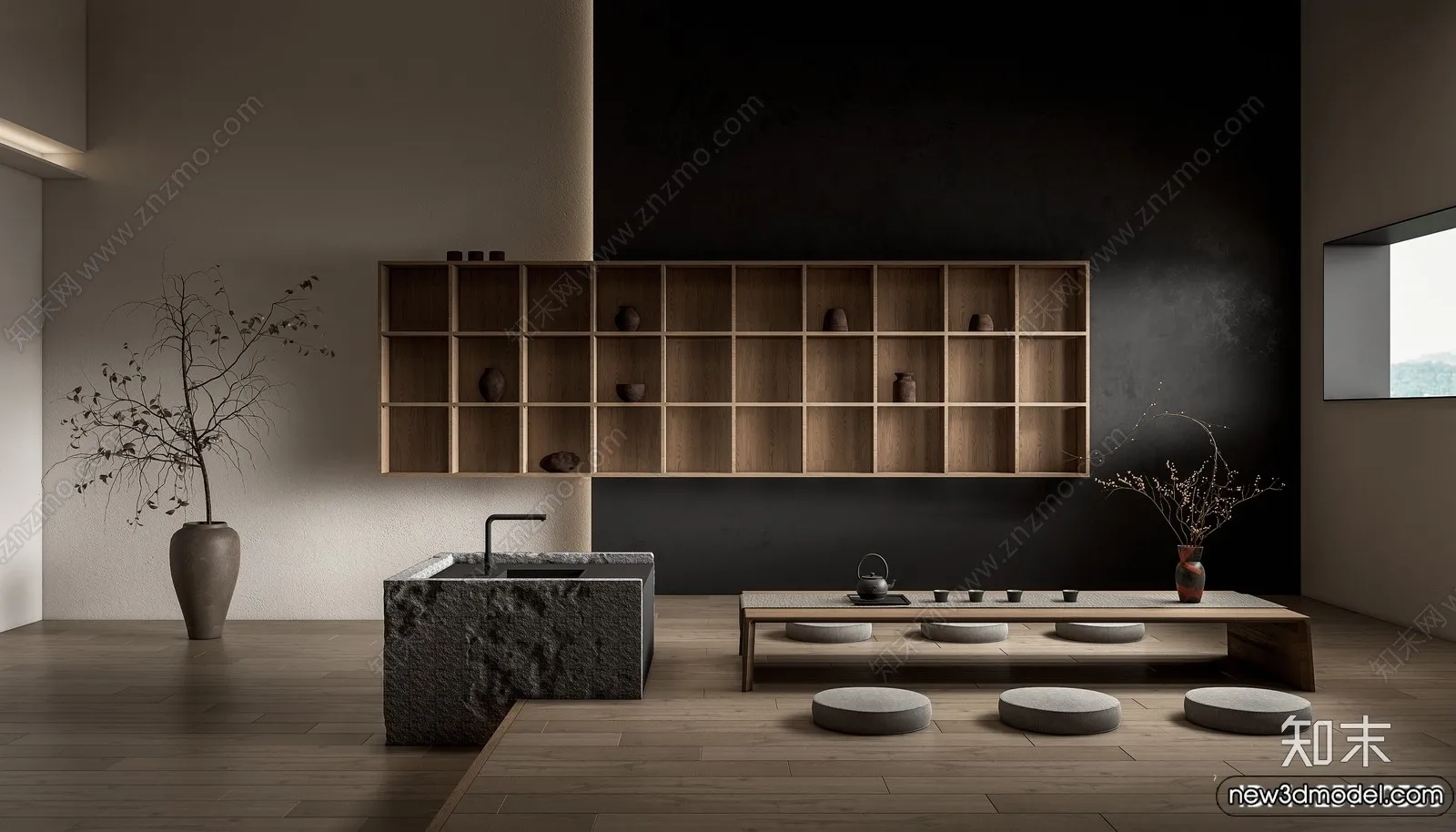 Tearoom - 3D Models - 3D Interior Scenes - 073