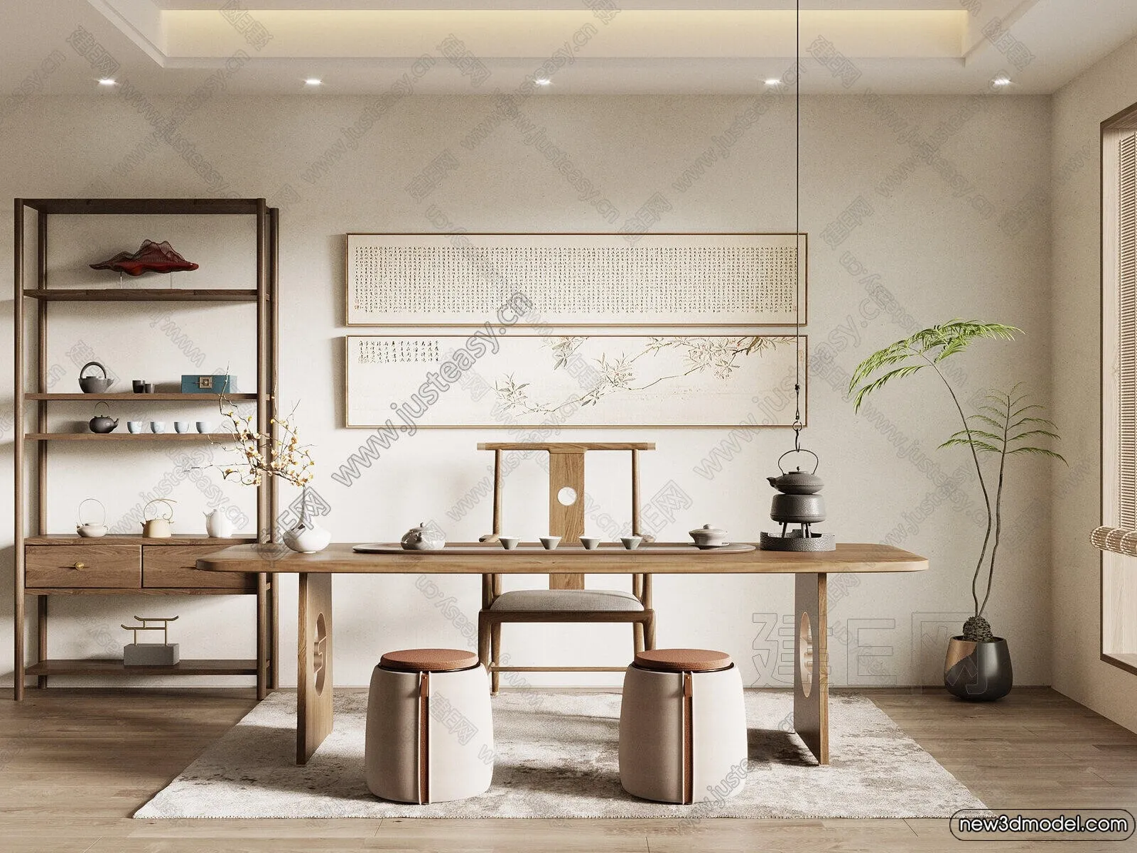 Tearoom - 3D Models - 3D Interior Scenes - 075