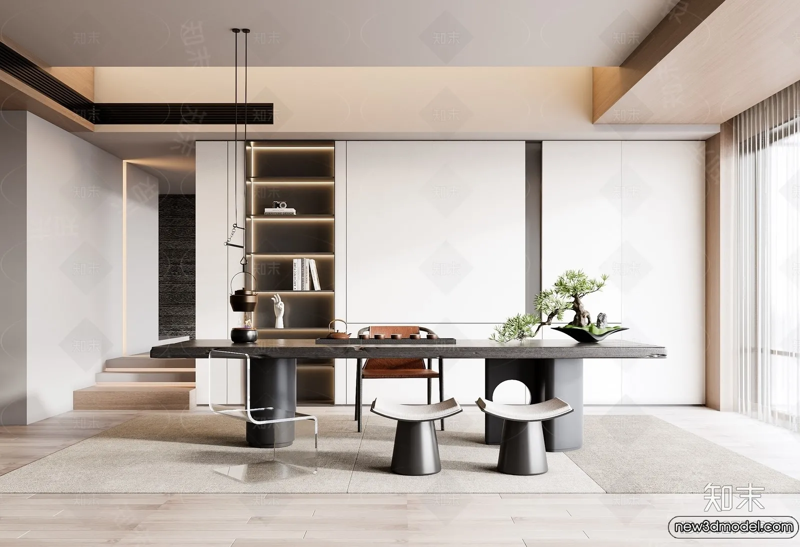 Tearoom - 3D Models - 3D Interior Scenes - 084