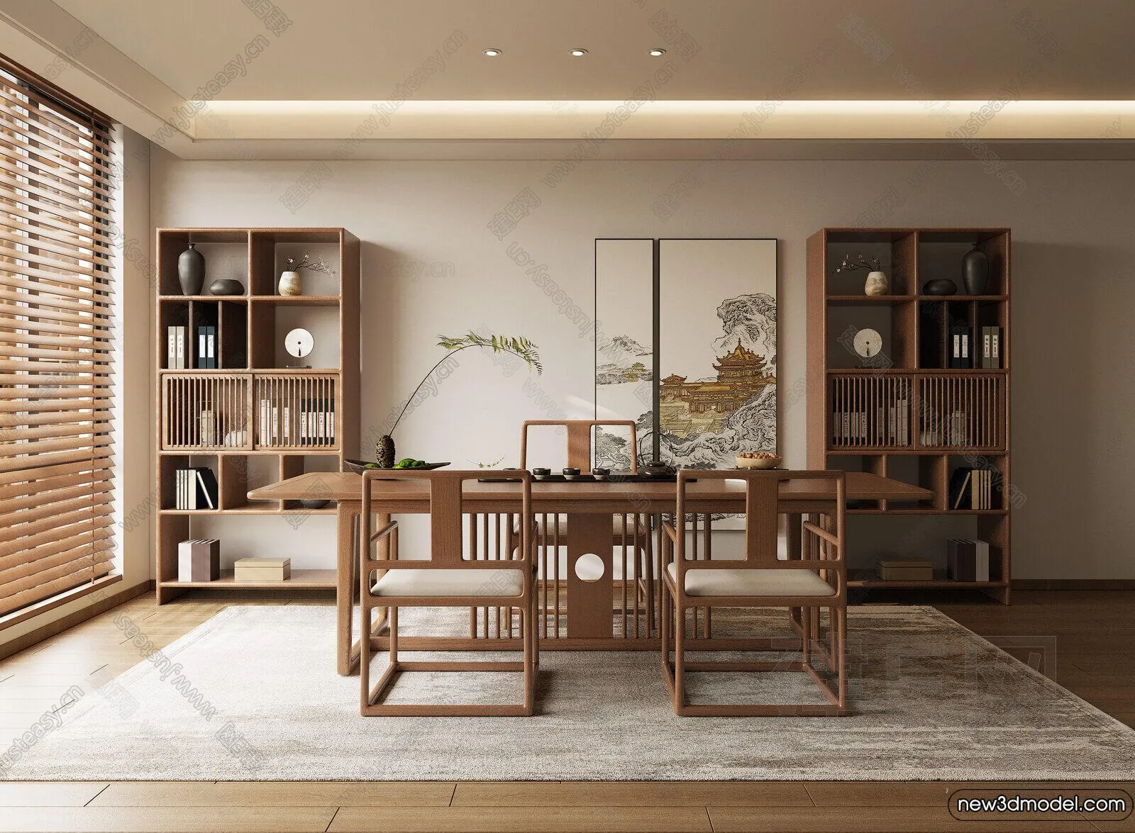 Tearoom - 3D Models - 3D Interior Scenes - 085