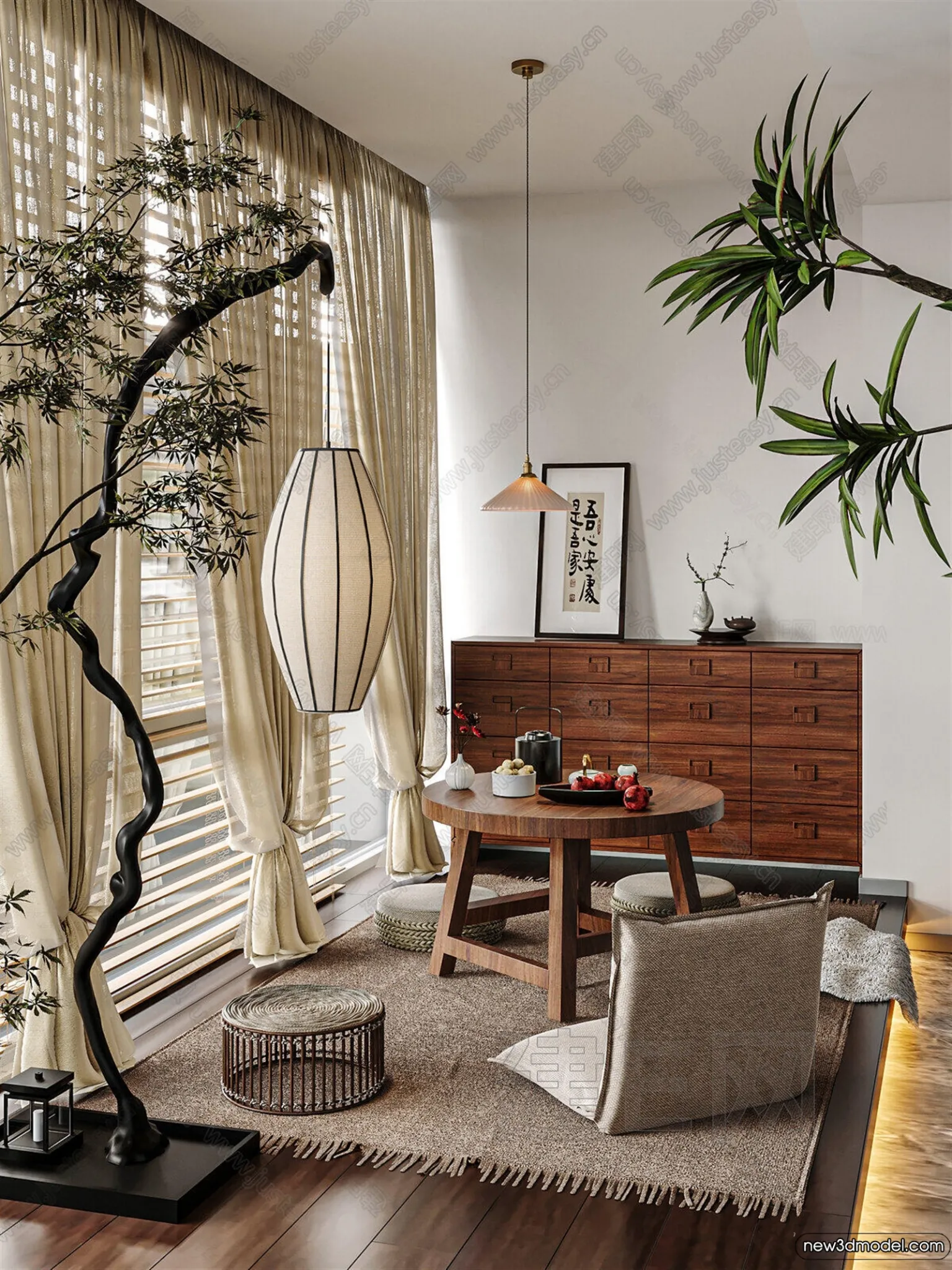 Tearoom - 3D Models - 3D Interior Scenes - 088