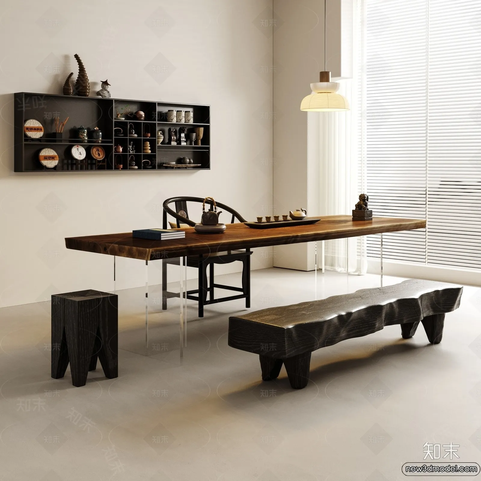 Tearoom - 3D Models - 3D Interior Scenes - 090