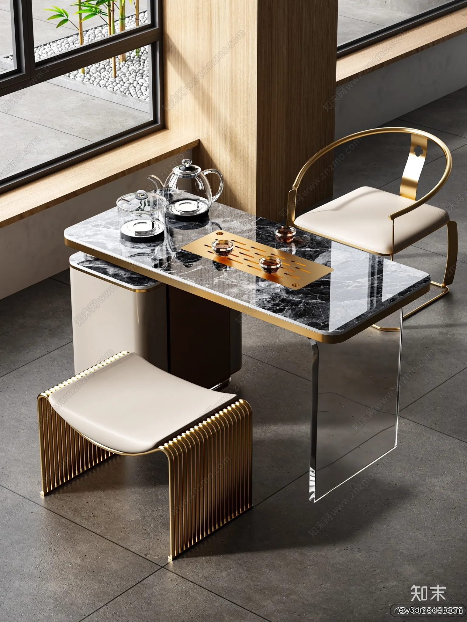 Tearoom - 3D Models - 3D Interior Scenes - 091