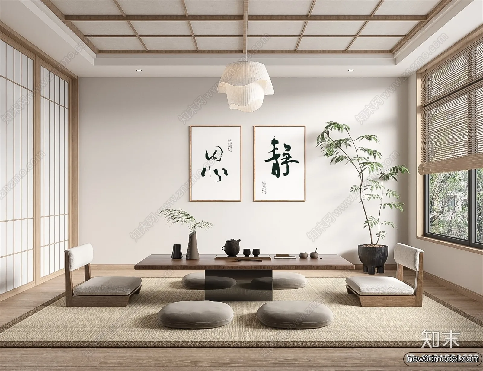 Tearoom - 3D Models - 3D Interior Scenes - 092