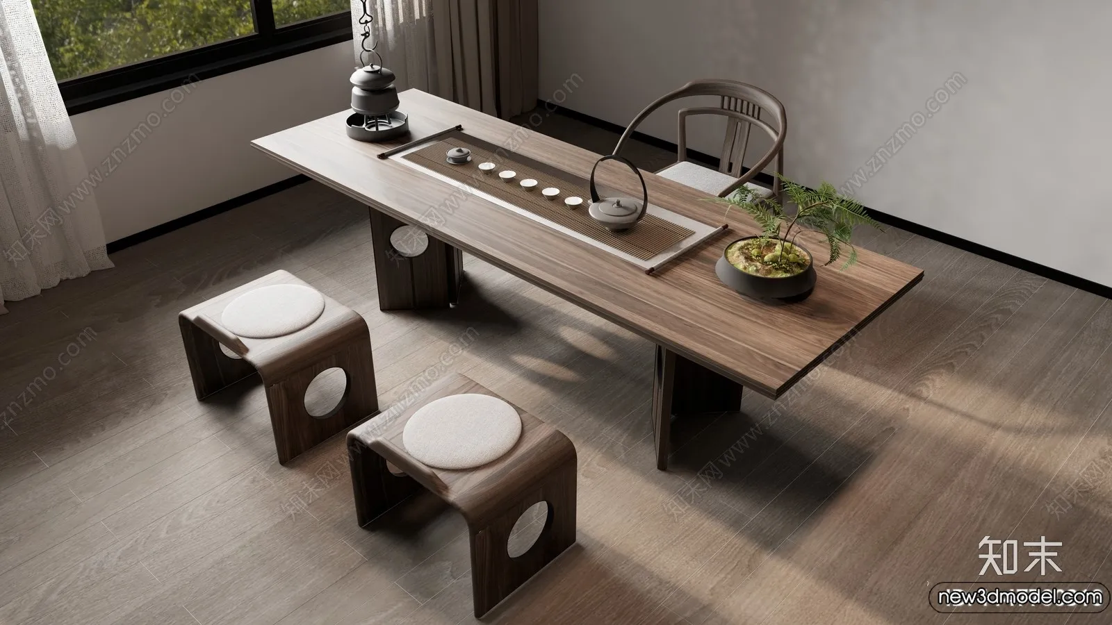 Tearoom - 3D Models - 3D Interior Scenes - 094