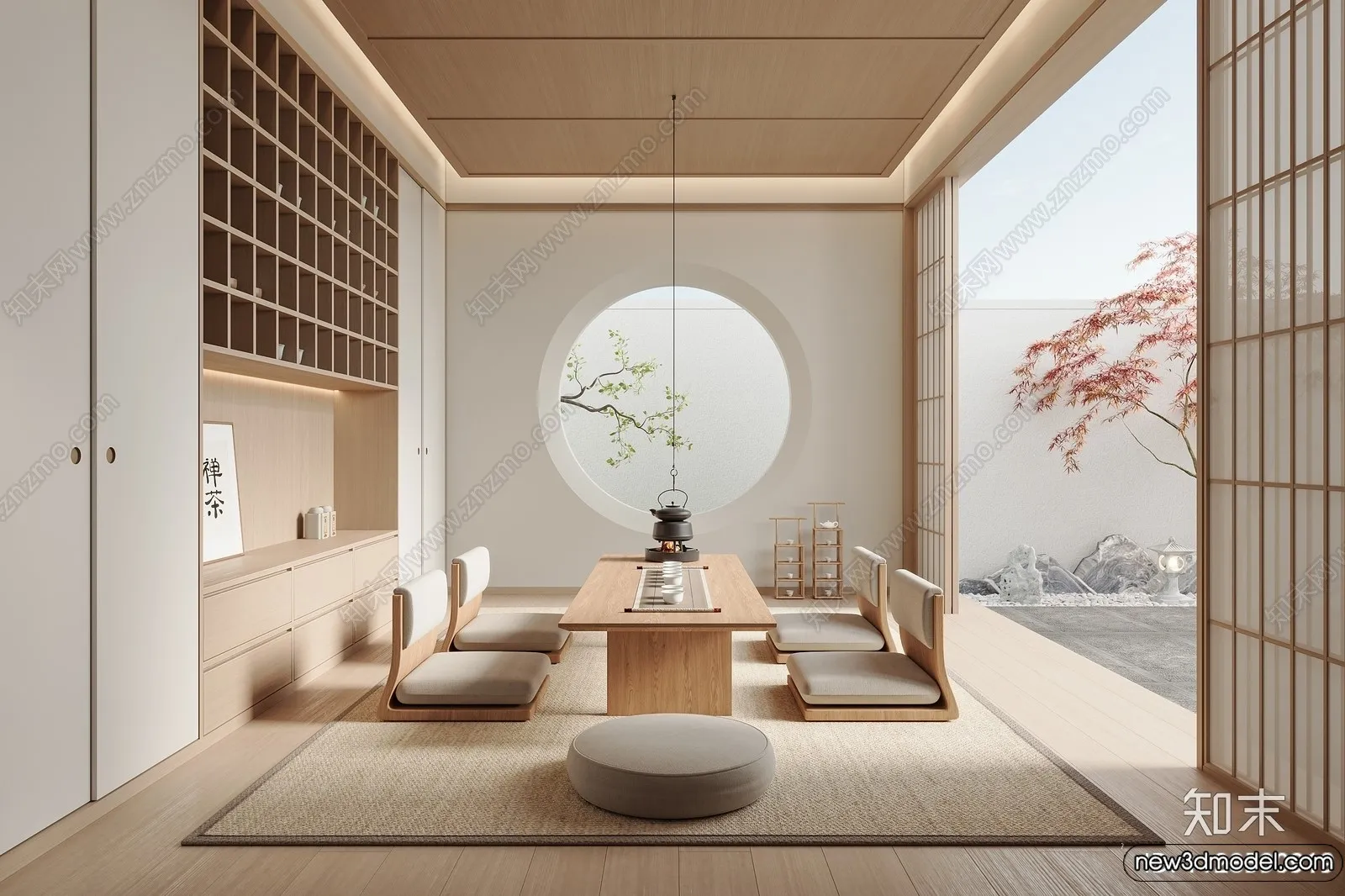 Tearoom - 3D Models - 3D Interior Scenes - 106