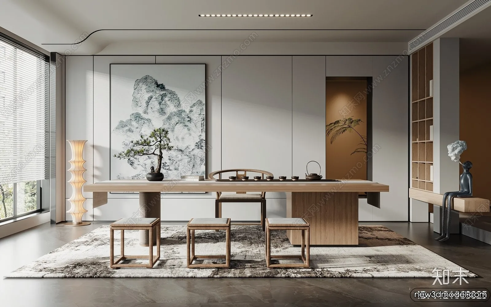 Tearoom - 3D Models - 3D Interior Scenes - 111