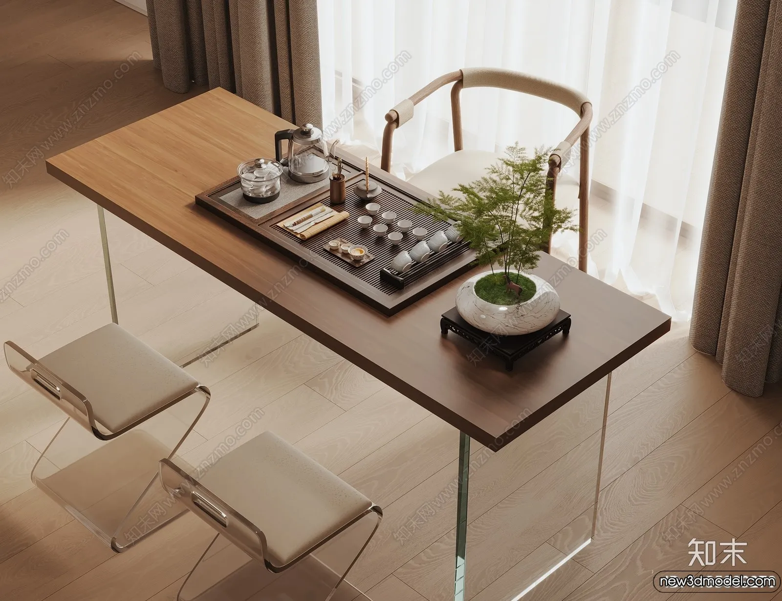 Tearoom - 3D Models - 3D Interior Scenes - 112