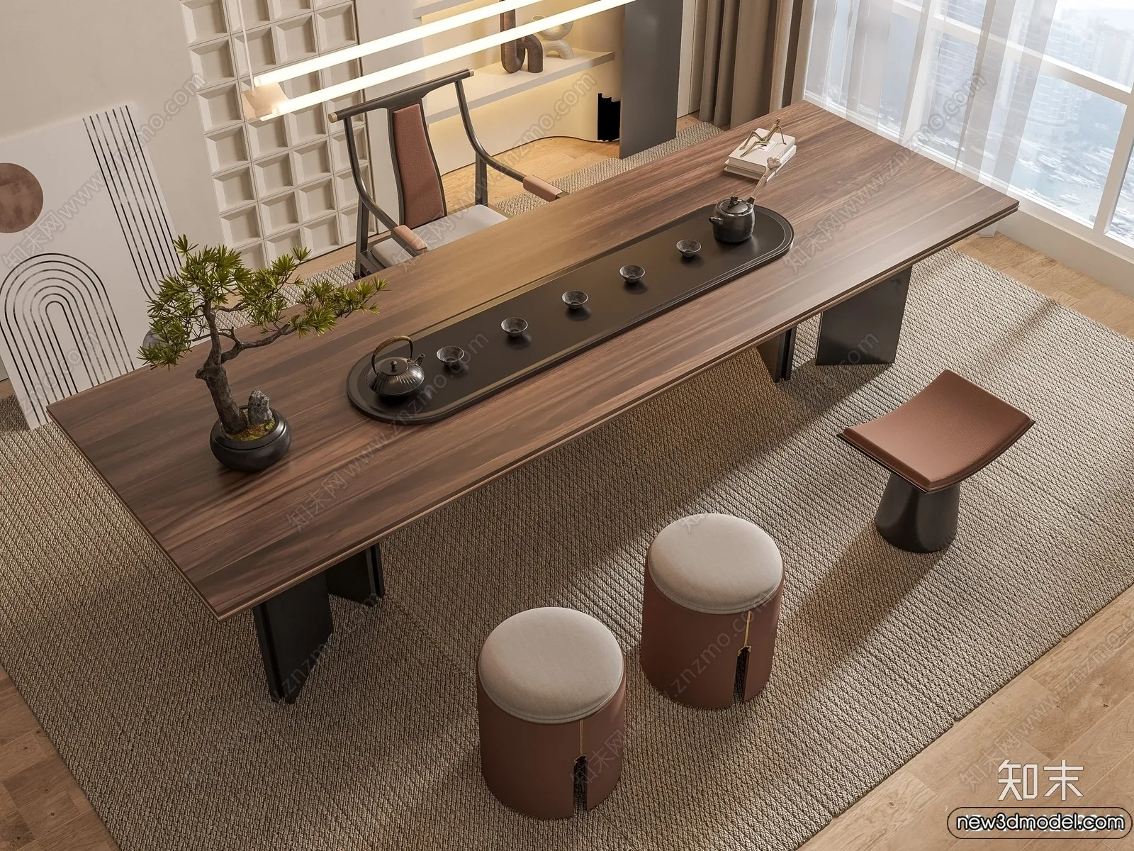 Tearoom - 3D Models - 3D Interior Scenes - 114