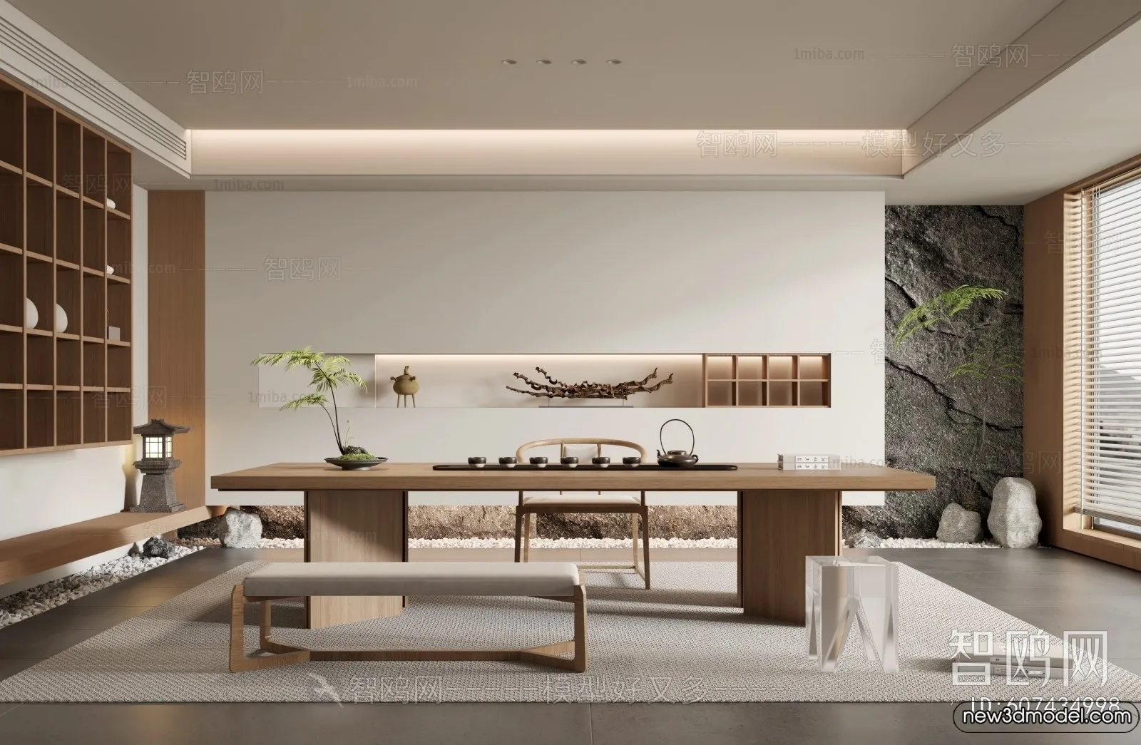 Tearoom - 3D Models - 3D Interior Scenes - 116