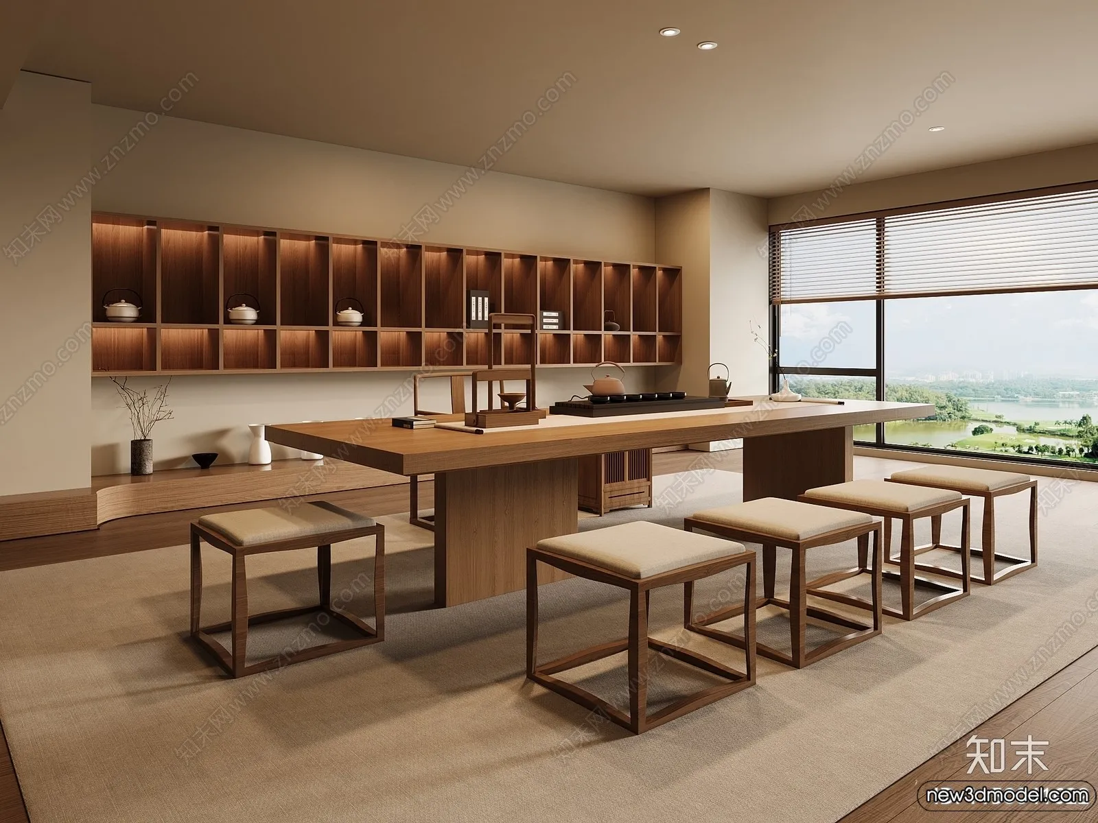 Tearoom - 3D Models - 3D Interior Scenes - 120